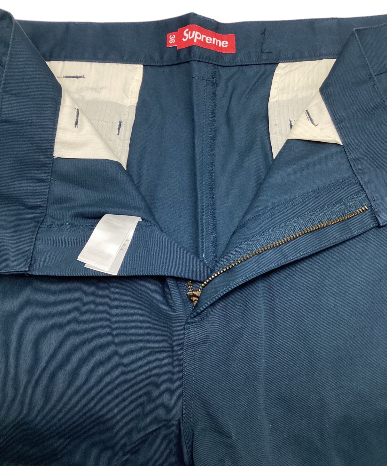 中古・古着通販】SUPREME (シュプリーム) ワークパンツ ネイビー