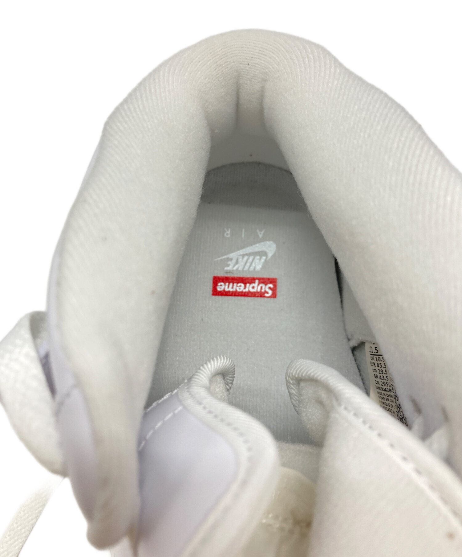 中古・古着通販】NIKE (ナイキ) Supreme (シュプリーム) AIR FORCE 1 