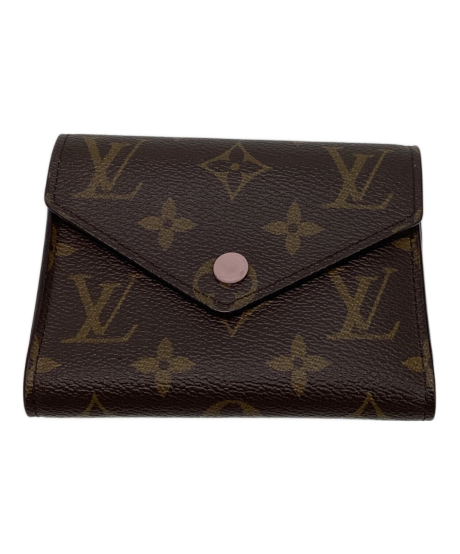 【軽トラ無料貸し出し】【LOUIS VUITTON】【三つ折り財布】【トレファク所沢店】 中古・古着通販】LOUIS VUITTON (ルイ ヴィトン) 3つ折り財布 ブラウン