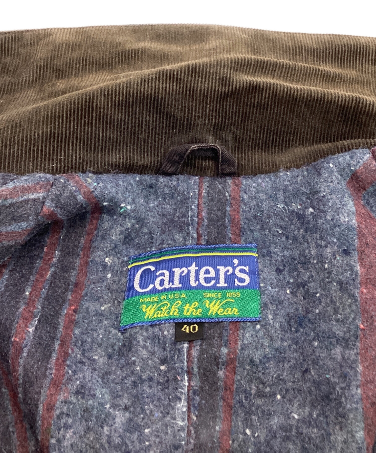 中古・古着通販】Carter's (カーターズ) ワークカバーオール ブラウン