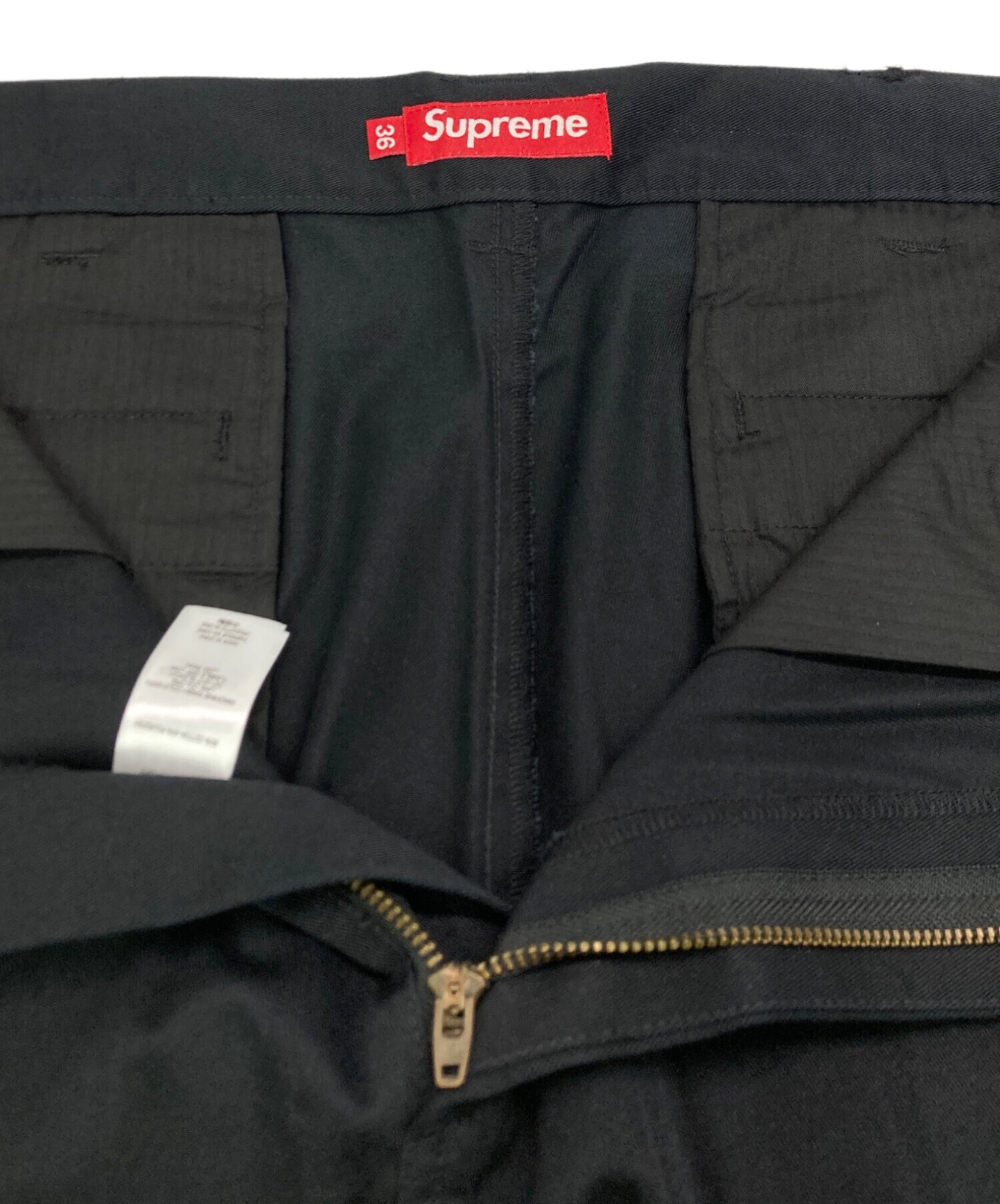 シュプリーム　ワークパンツ　新品未使用 中古・古着通販】Supreme (シュプリーム) ワークパンツ ブラック