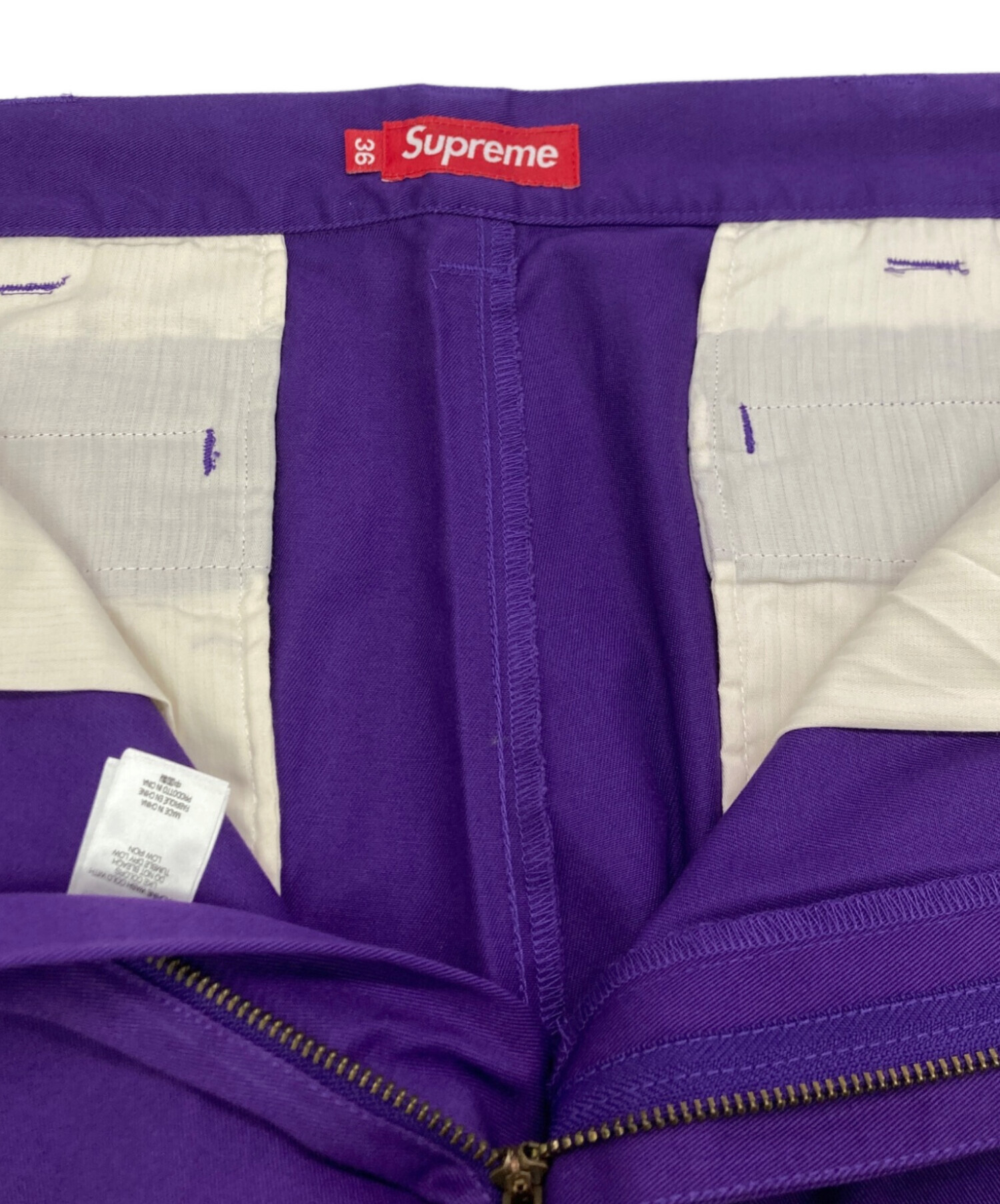 中古・古着通販】Supreme (シュプリーム) ワークパンツ パープル