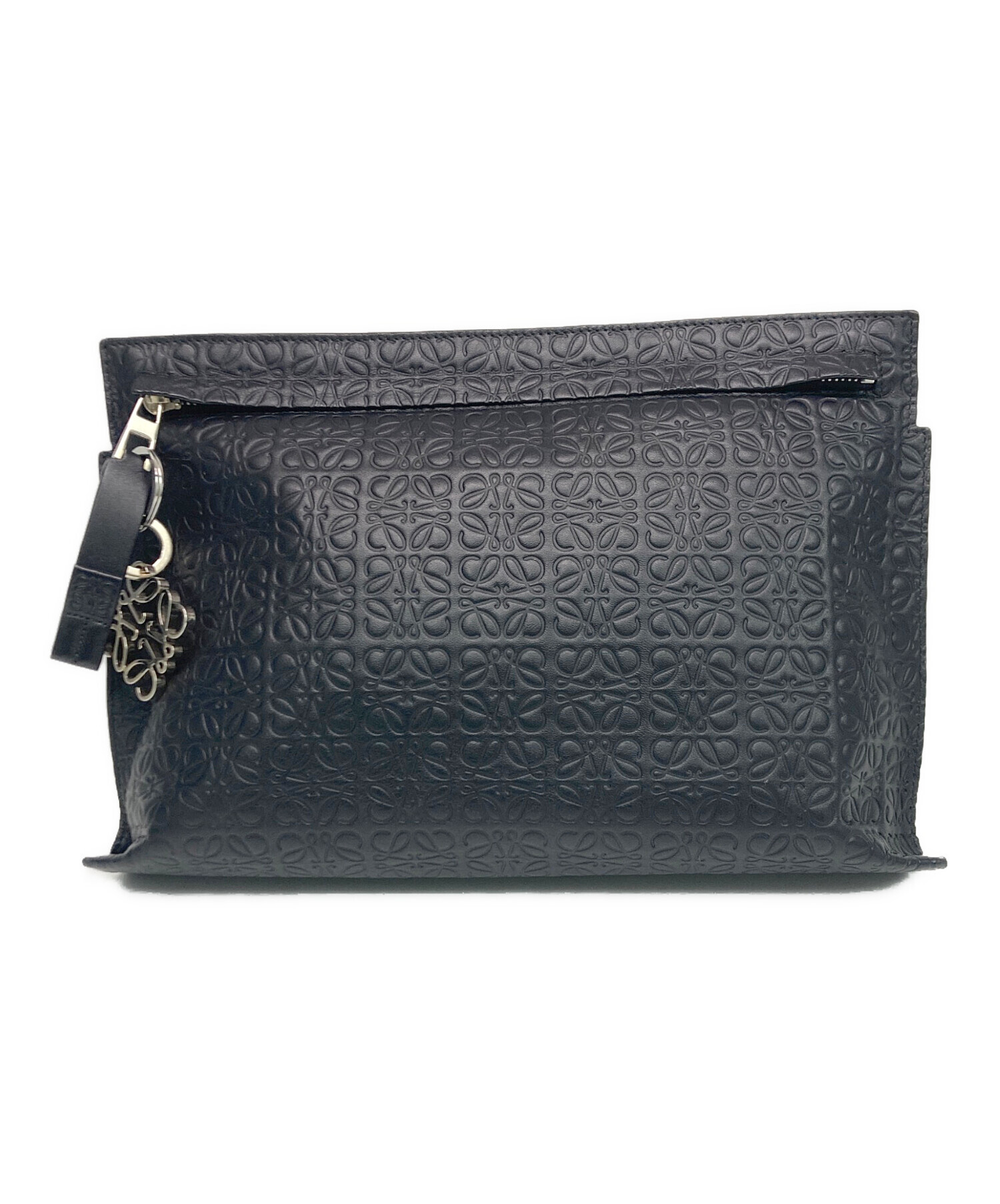 中古・古着通販】LOEWE (ロエベ) クラッチバッグ ブラック サイズ:実寸