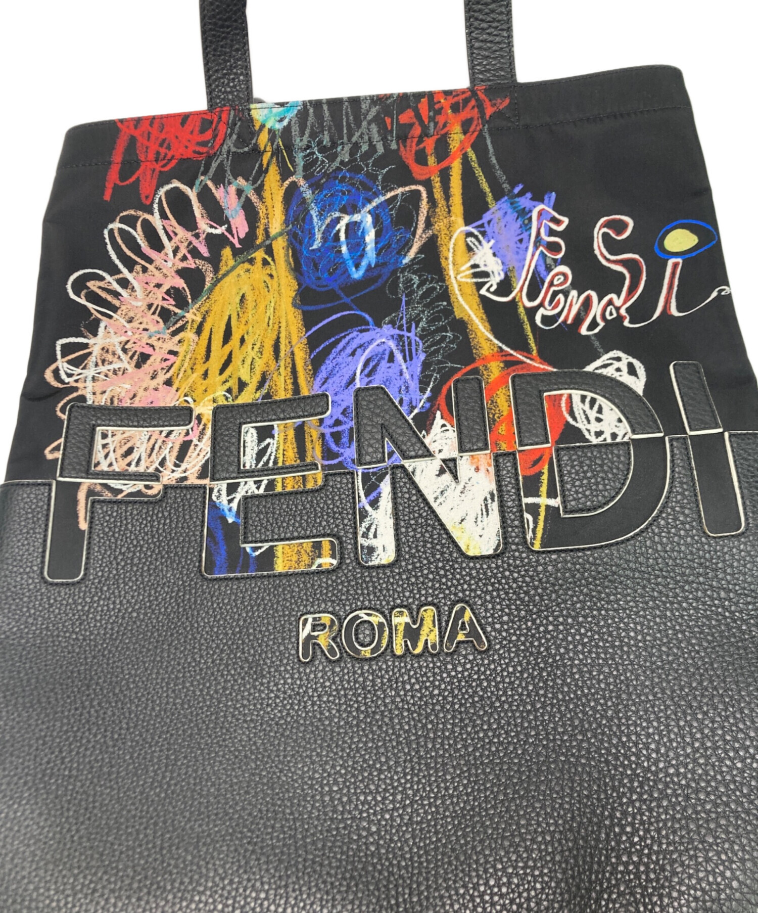 Fendi ロゴプリント バッグ 中古・古着通販】FENDI (フェンディ) ノエル・フィールディング コラボ