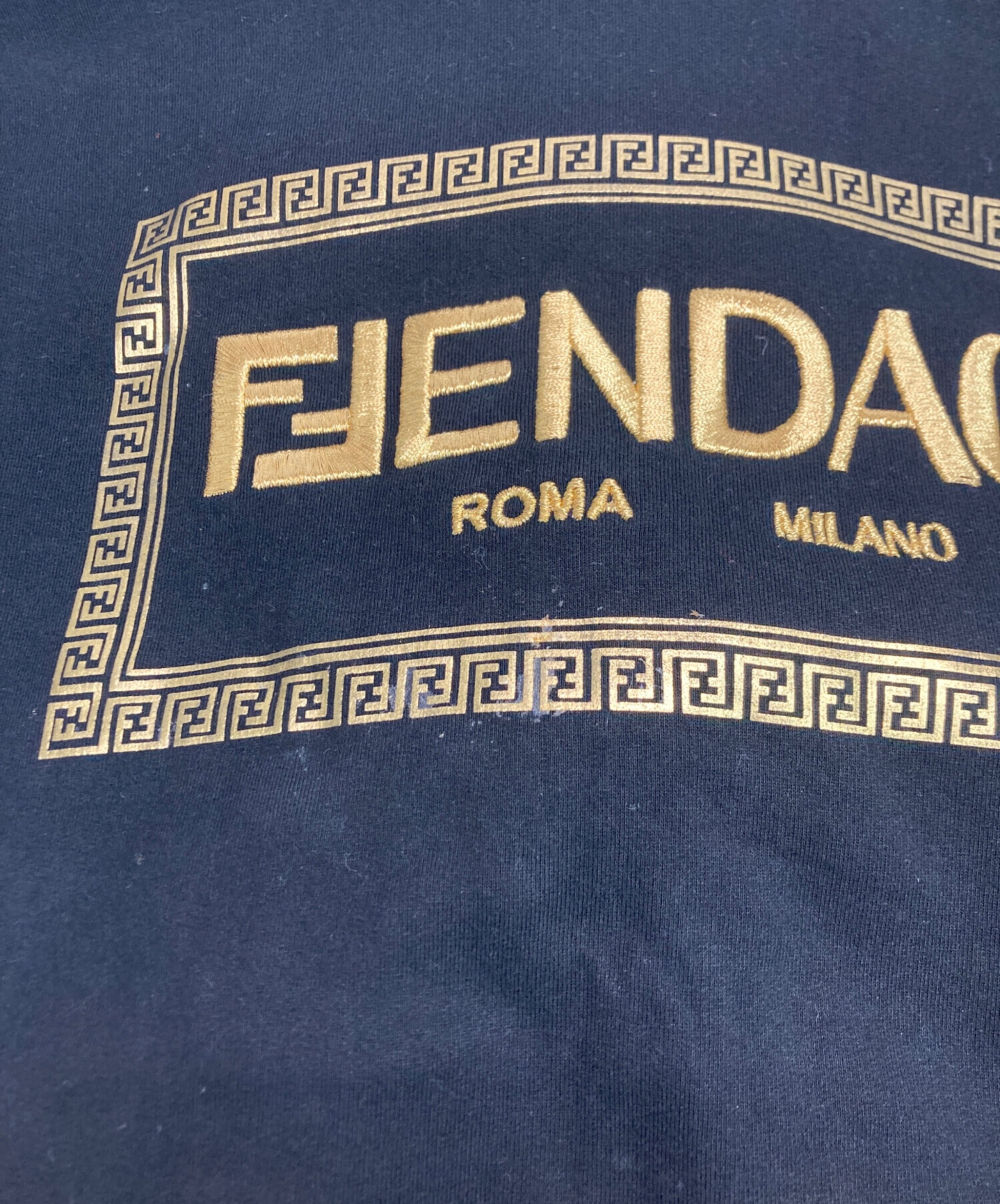 FENDACE パーカー L 中古・古着通販】FENDI (フェンディ) VERSACE (ヴェルサーチェ