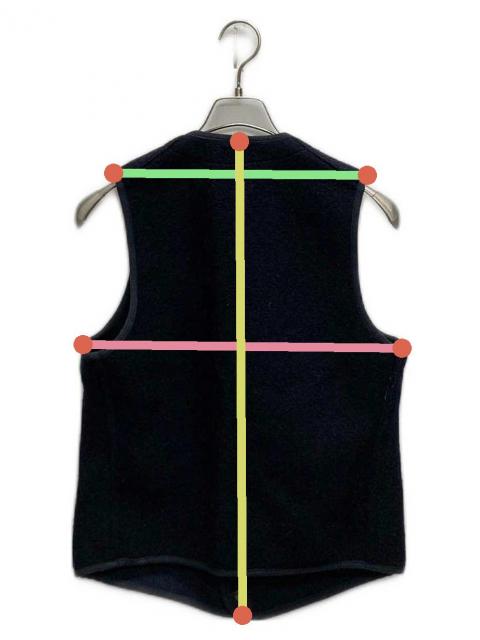 ANATOMICA アナトミカ　ベスト サイズ38 中古・古着通販】ANATOMICA (アナトミカ) ビーチクロスベスト ネイビー