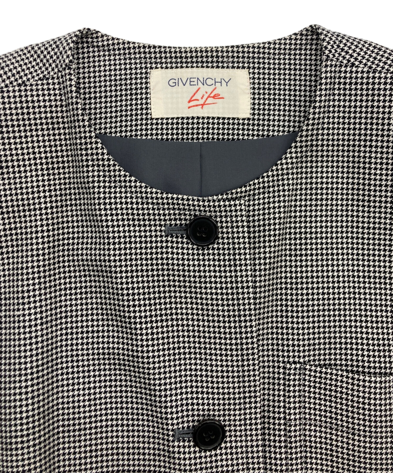 中古・古着通販】GIVENCHY Life (ジバンシー ライフ) ノーカラーコート