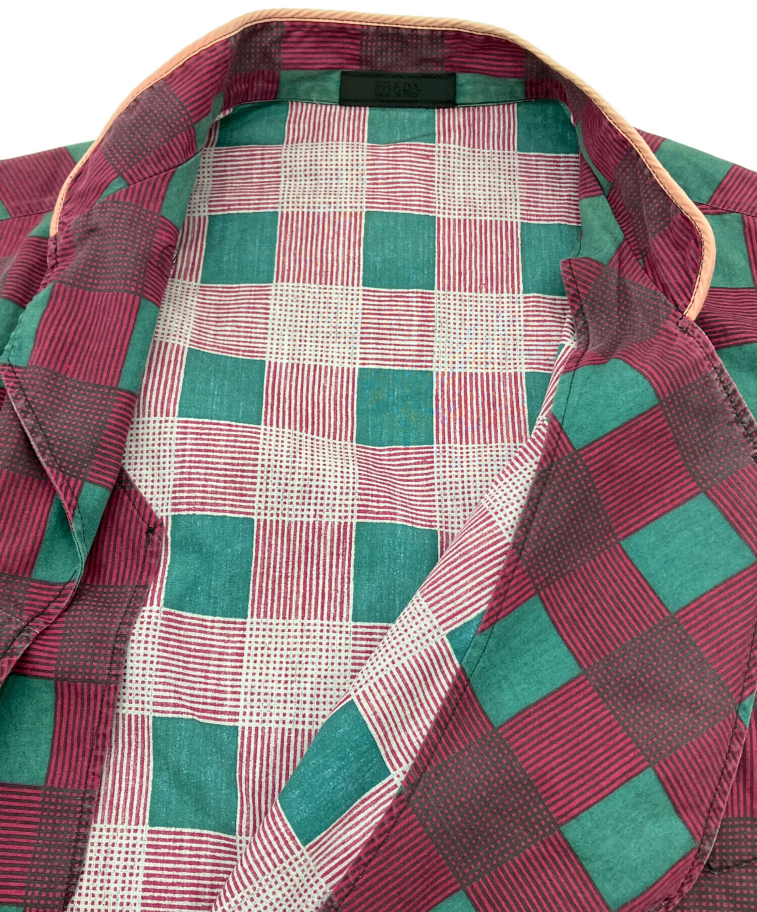 中古・古着通販】PRADA (プラダ) シャツ ボルドー サイズ:SIZE L