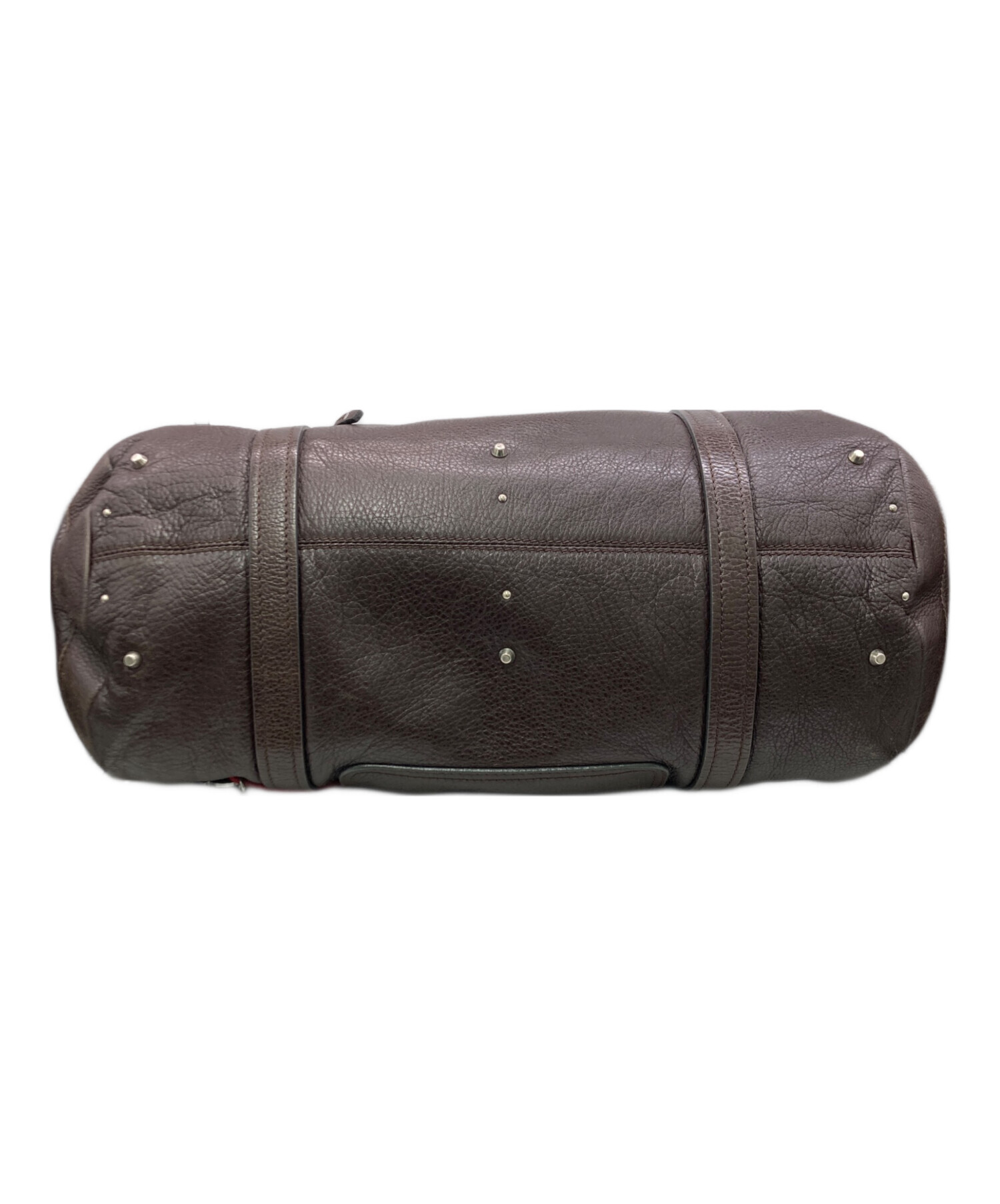 中古・古着通販】Chloe (クロエ) レザーボストンバッグ ブラウン 