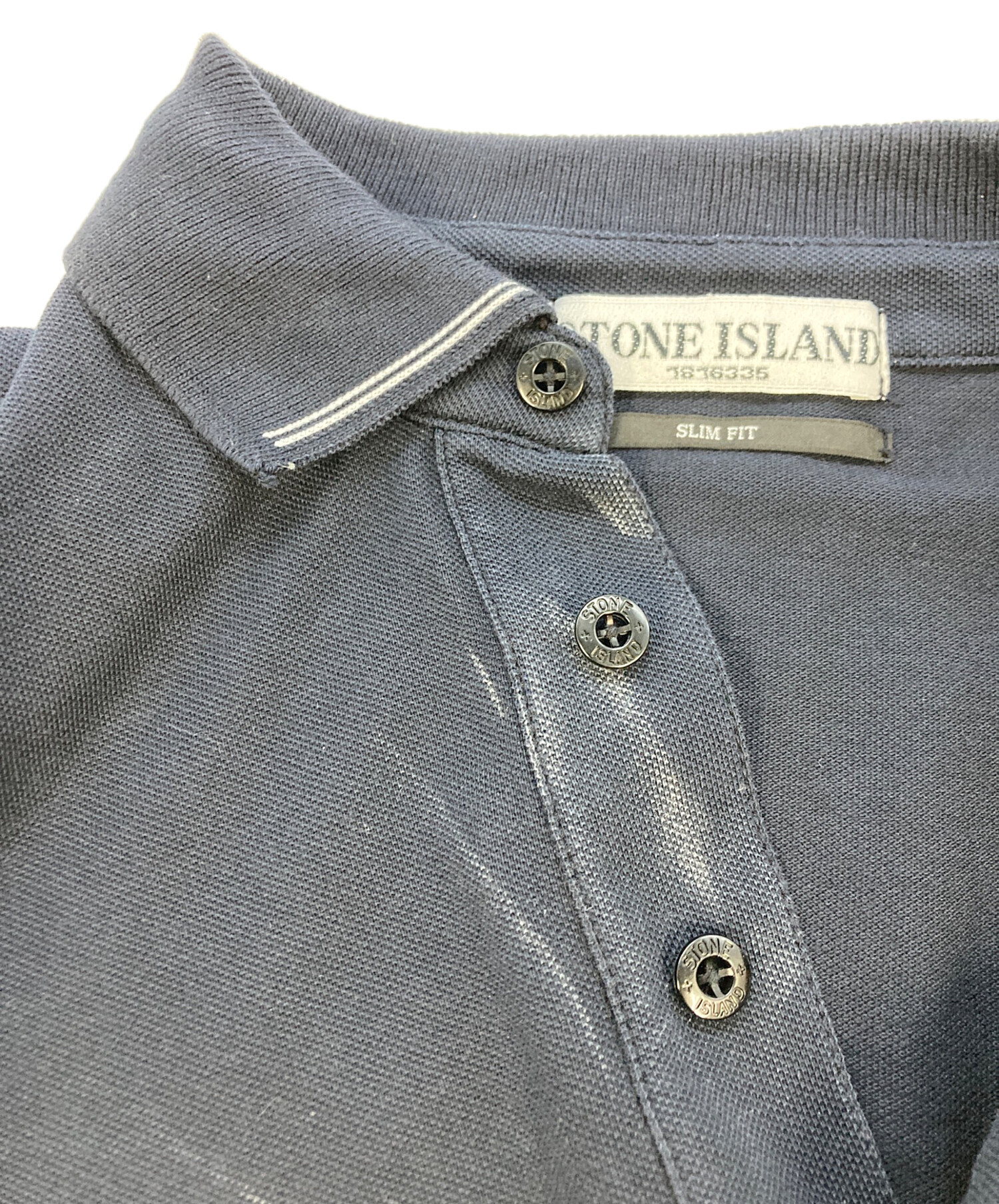 中古・古着通販】STONE ISLAND (ストーンアイランド) 半袖ポロシャツ