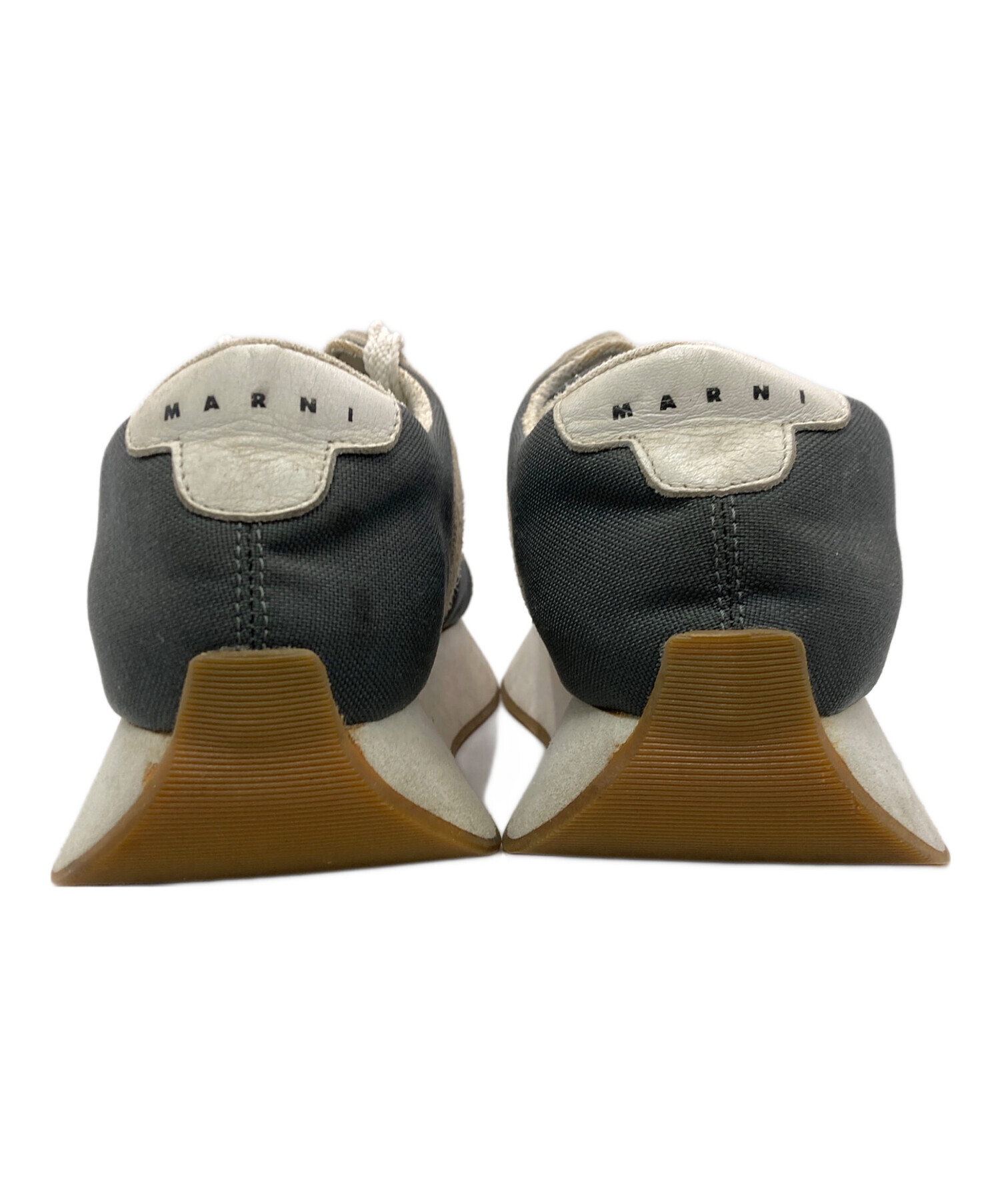 中古・古着通販】MARNI (マルニ) BIGFOOT ネイビー×グレー サイズ