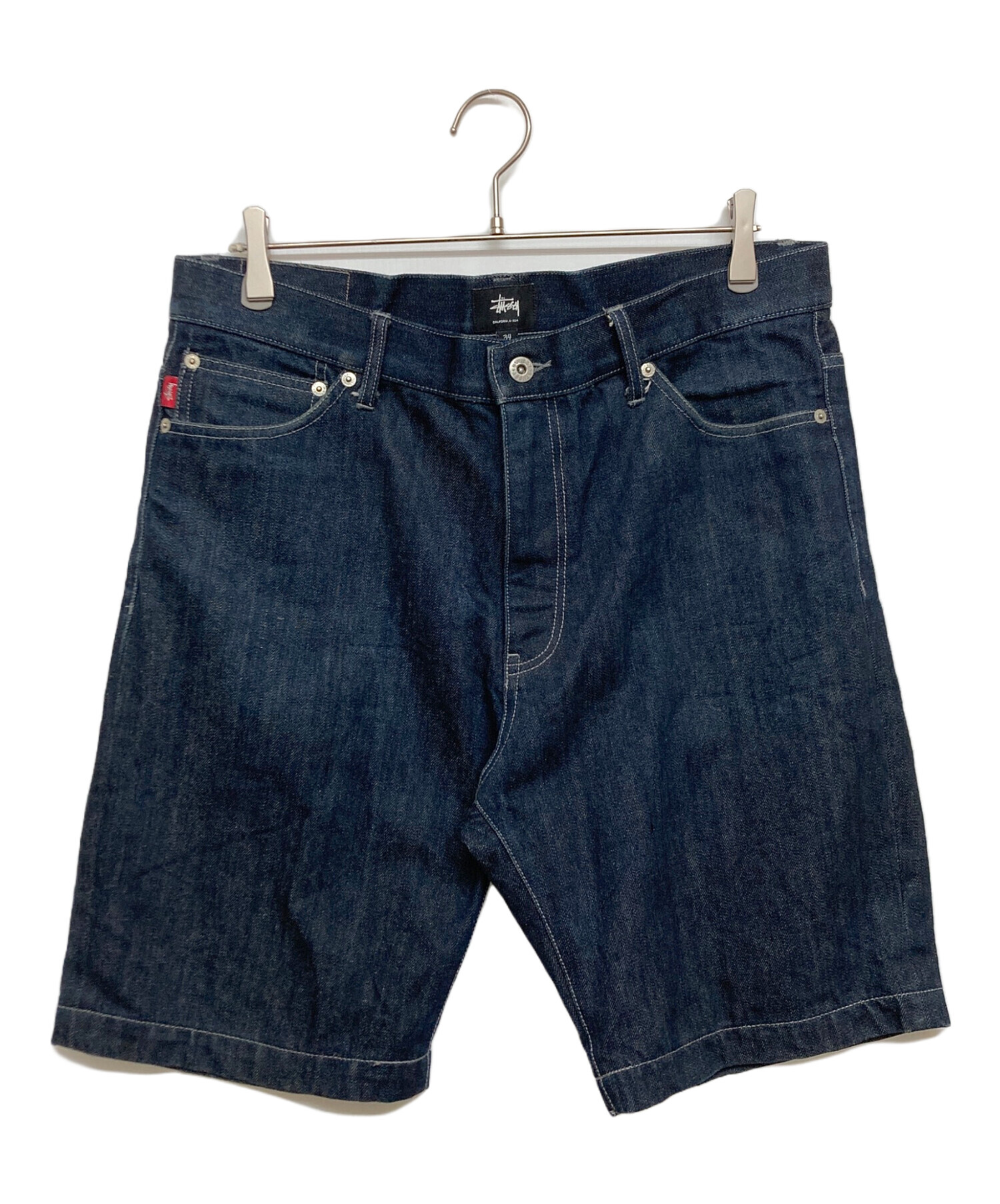 中古・古着通販】stussy (ステューシー) ハーフデニムパンツ