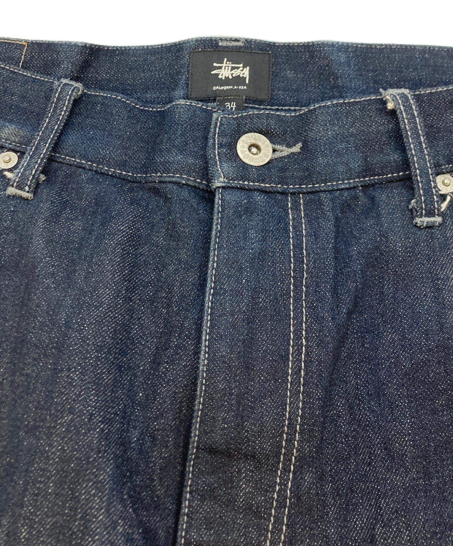 中古・古着通販】stussy (ステューシー) ハーフデニムパンツ