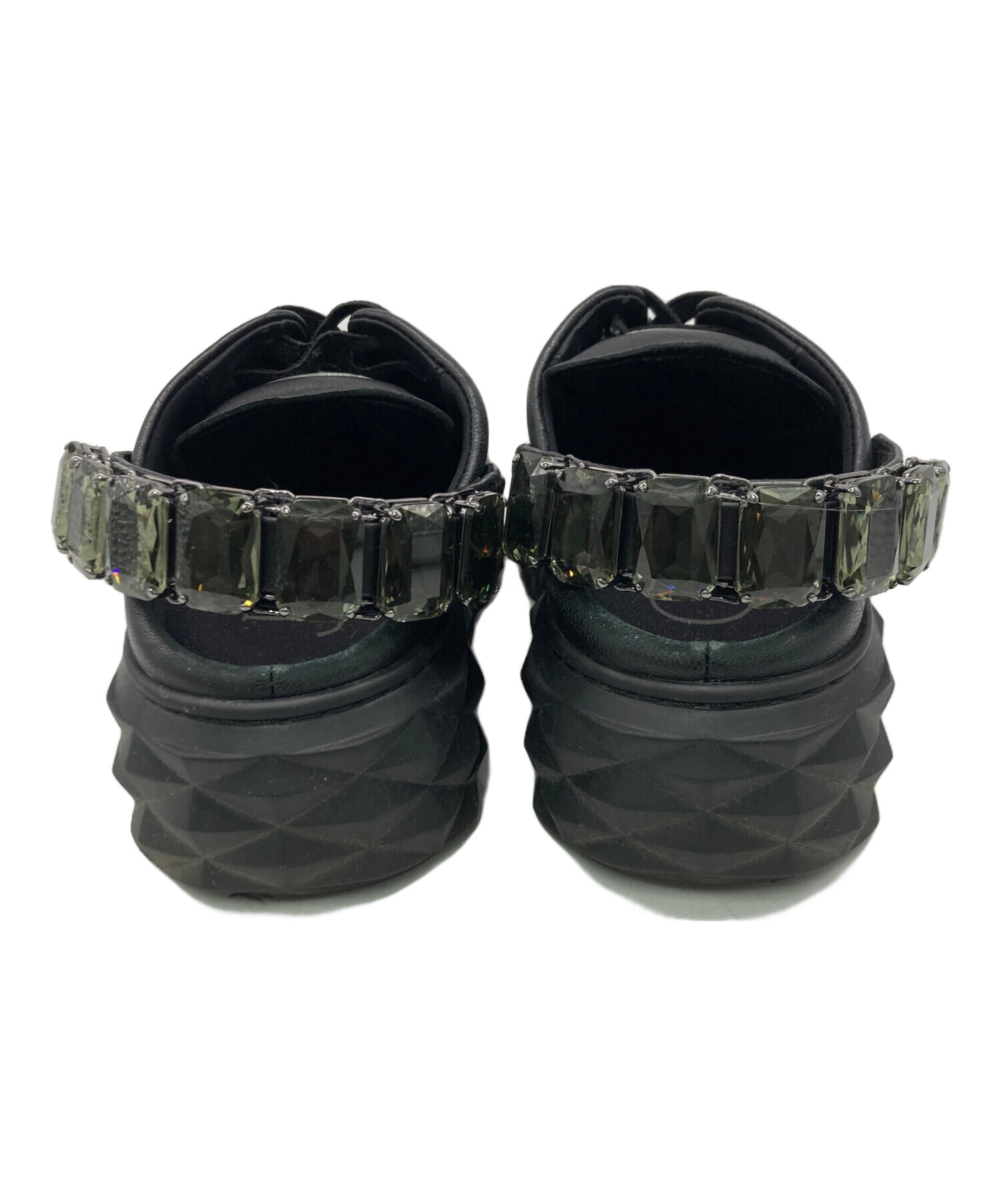 中古・古着通販】JIMMY CHOO (ジミーチュウ) DIAMOND SLINGスリッポン