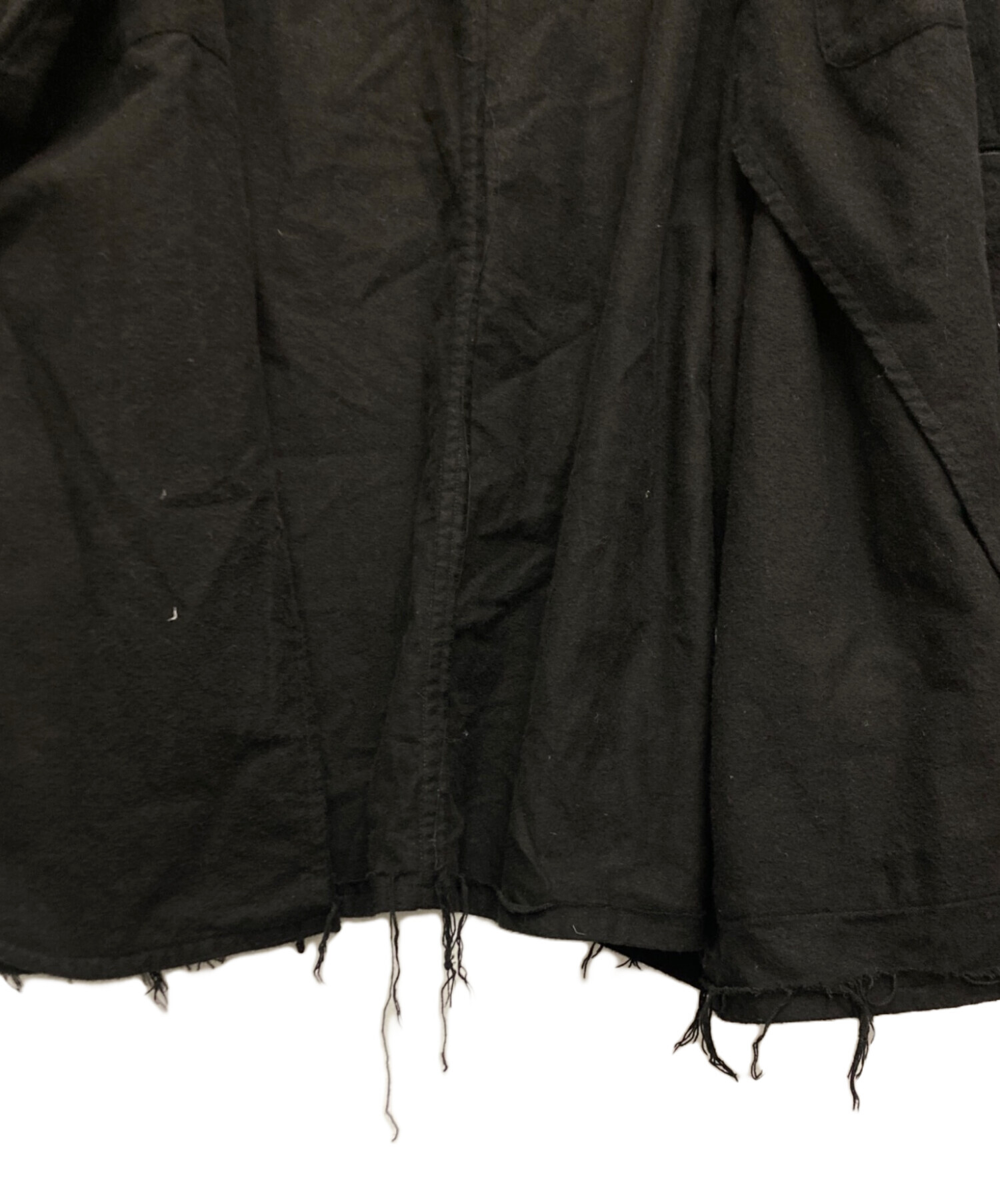 中古・古着通販】COMOLI (コモリ) コットンネル ジャケット ブラック 