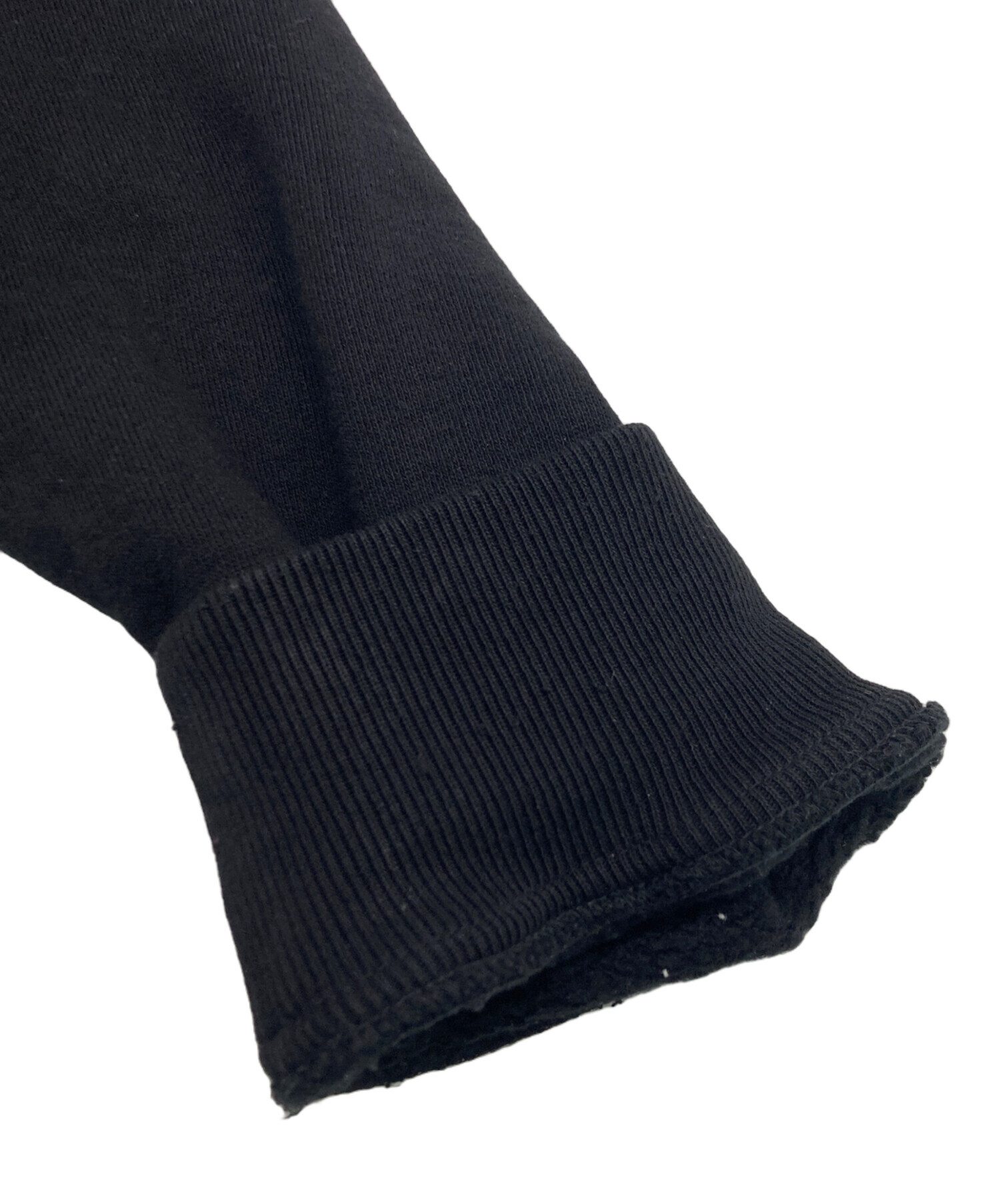 中古・古着通販】COMOLI (コモリ) コットン裏毛 クルーネック ブラック