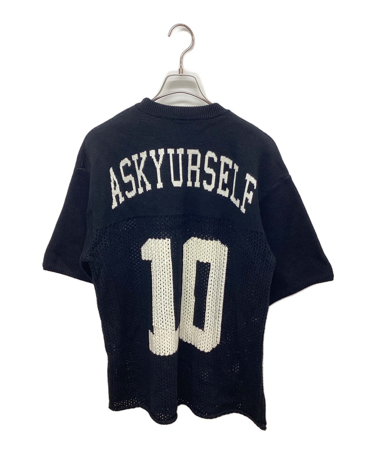 中古・古着通販】askyurself (アスクユアセルフ) KNIT MESH JERSEY 