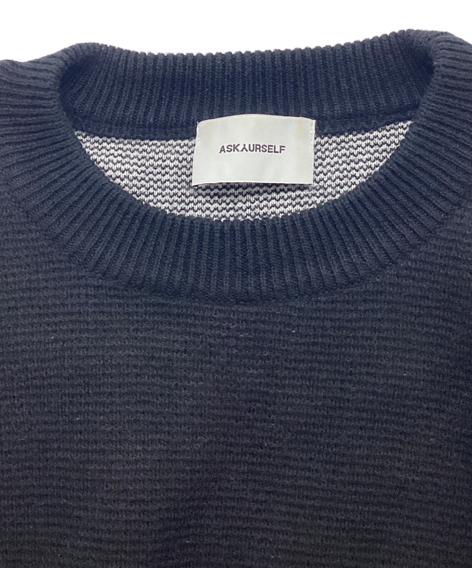 中古・古着通販】askyurself (アスクユアセルフ) KNIT MESH JERSEY 