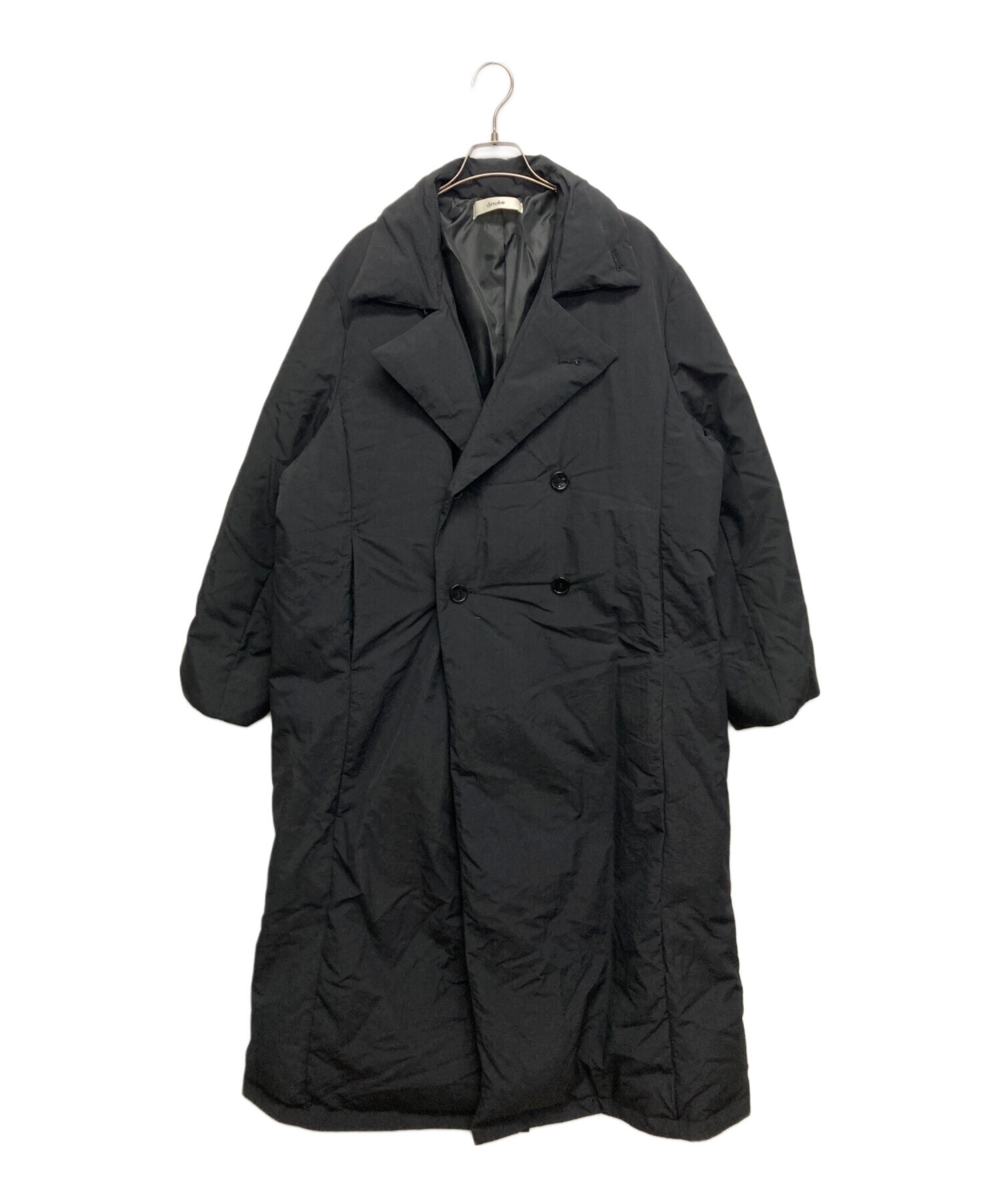 中古・古着通販】anuke (アンヌーク) ダウンコート ブラック サイズ