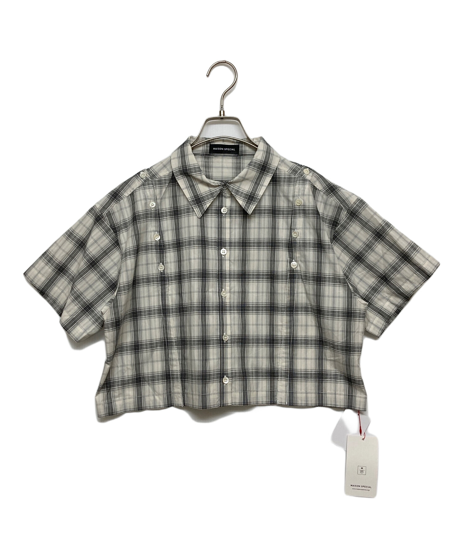 中古・古着通販】MAISON SPECIAL (メゾンスペシャル) Button Slit