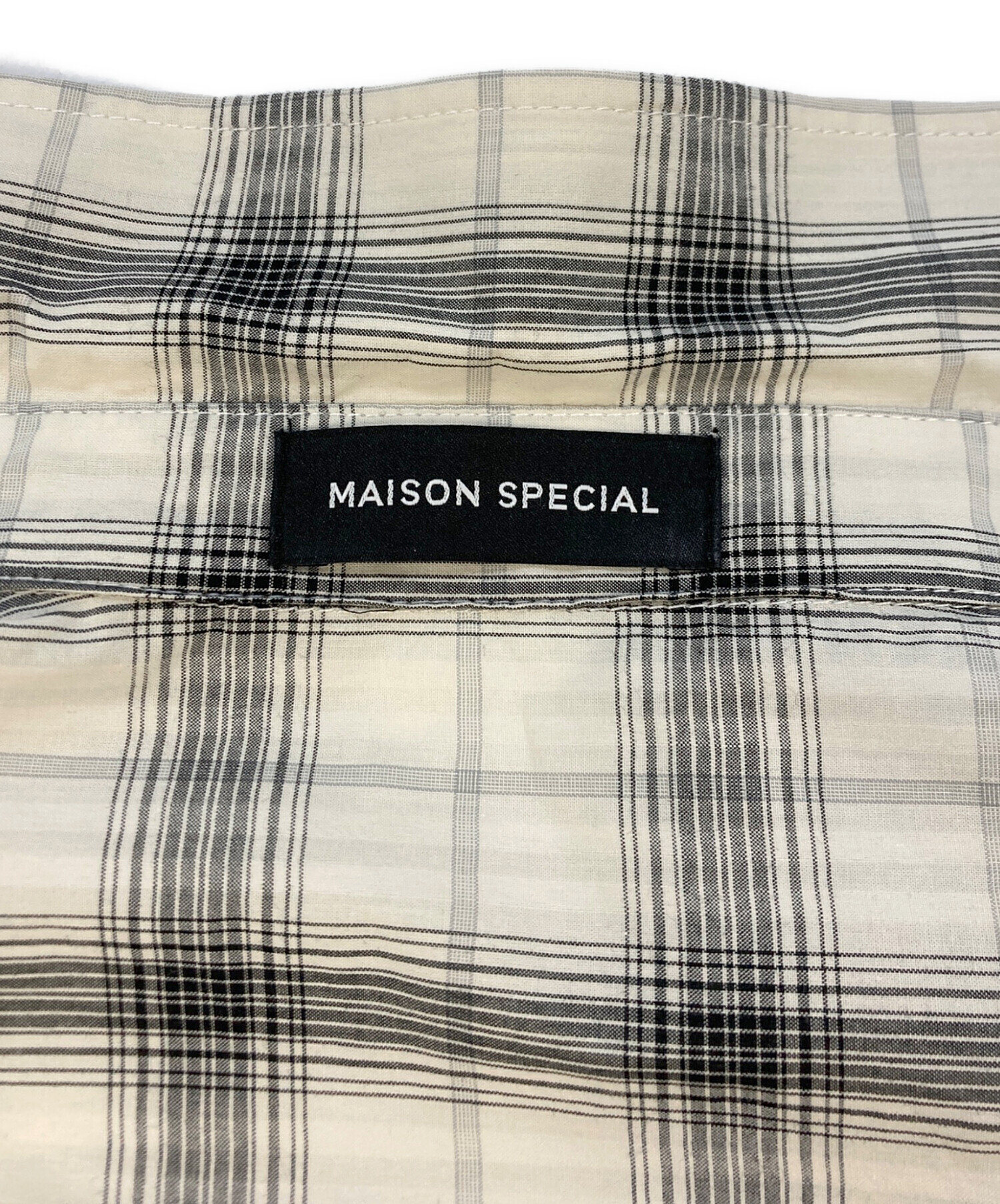 中古・古着通販】MAISON SPECIAL (メゾンスペシャル) Button Slit 