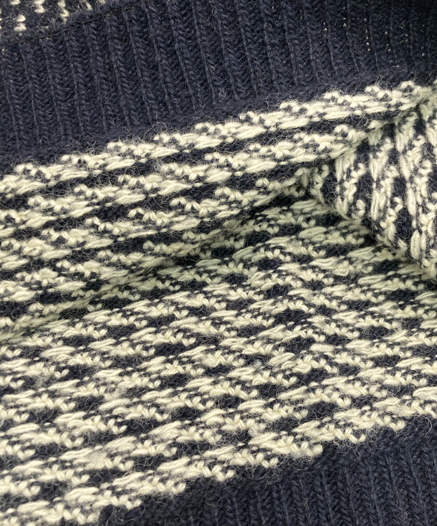 中古・古着通販】L.L.Bean (エルエルビーン) バーズアイニット