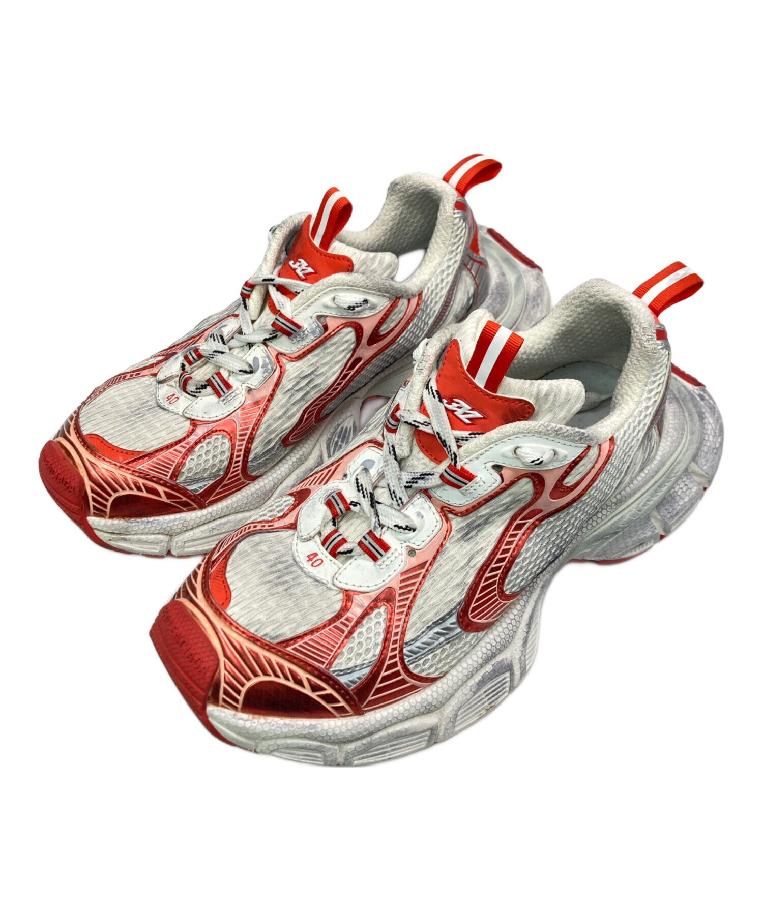 中古・古着通販】BALENCIAGA (バレンシアガ) 3XL スニーカー レッド