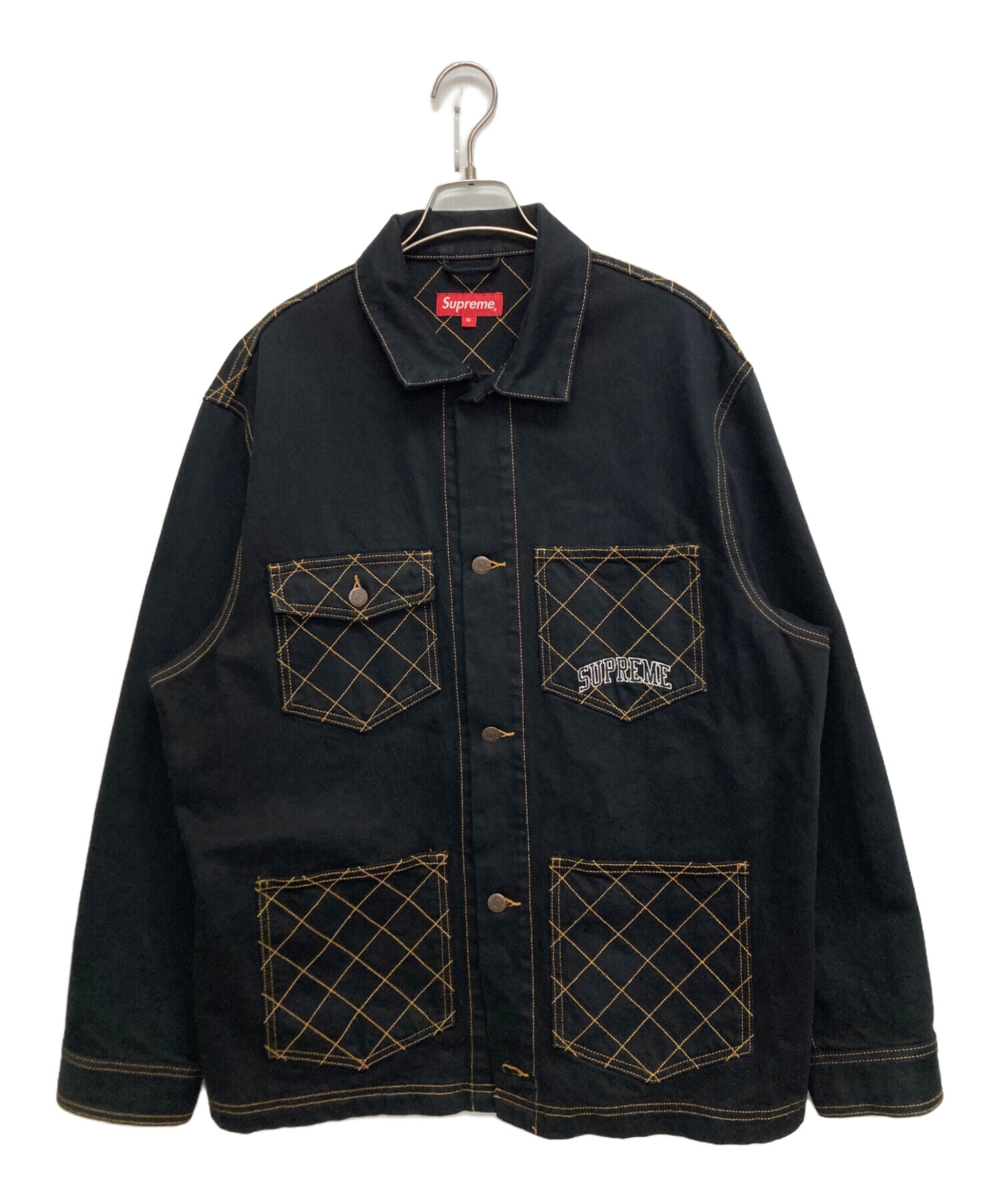 中古・古着通販】Supreme (シュプリーム) Diamond Stitch Denim Chore