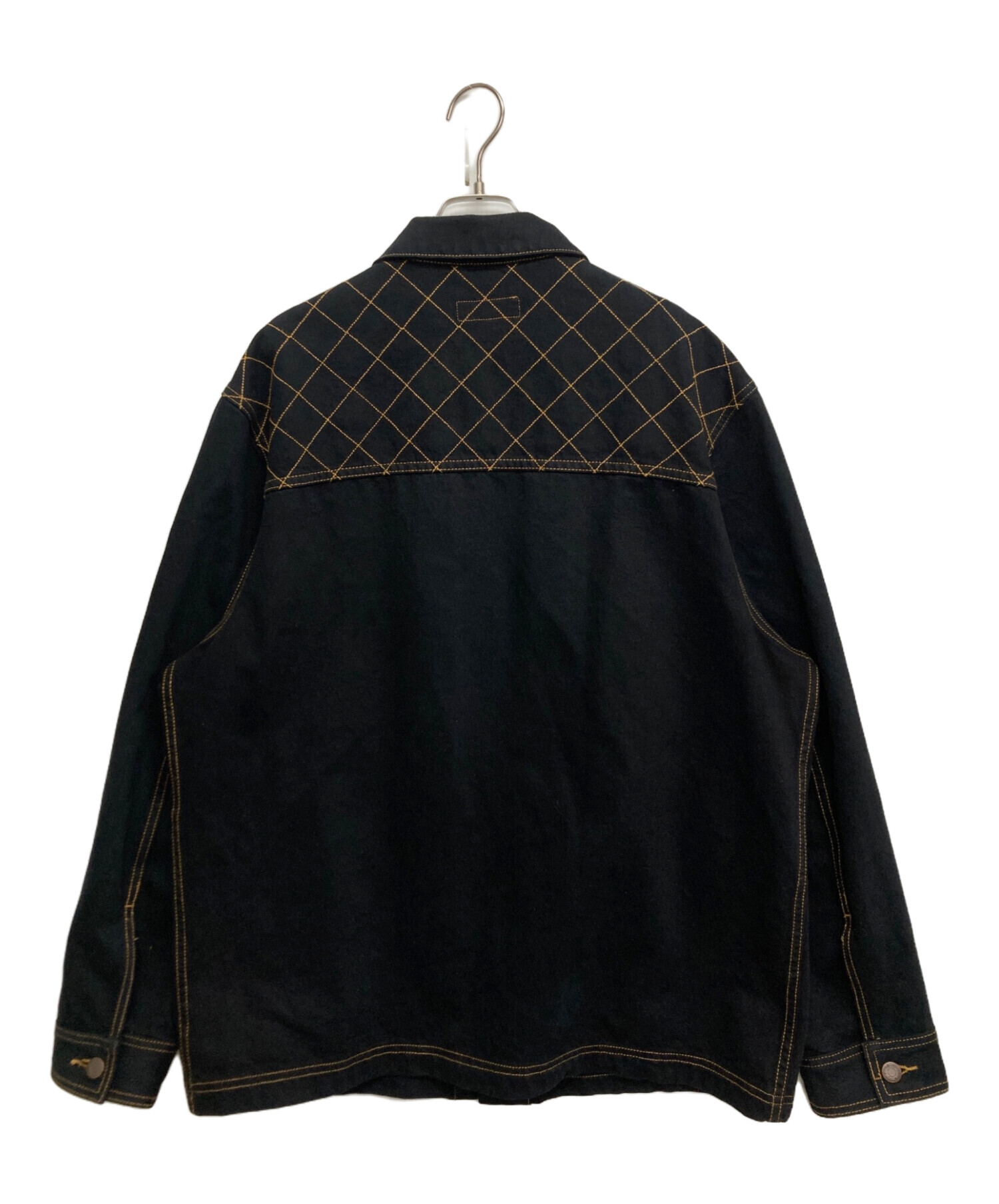 Supreme Denim Chore Coat 22SS Black SUPREME 22SS Denim Chore Coat