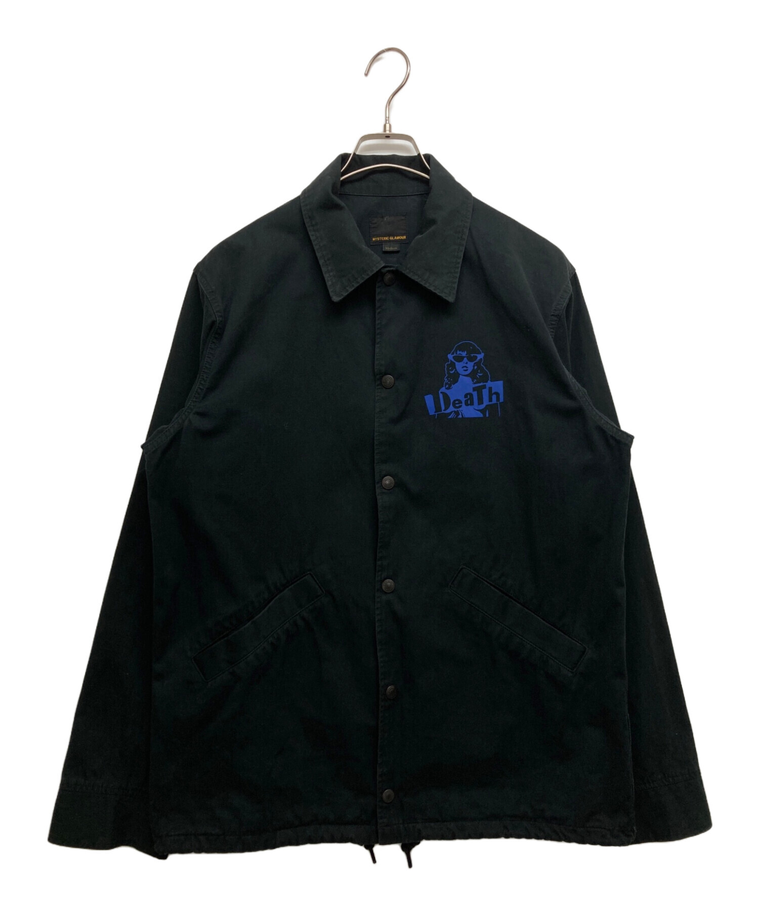 HYSTERIC GLAMOUR ブラックワークジャケット 中古・古着通販】Hysteric Glamour (ヒステリックグラマー) DEATH