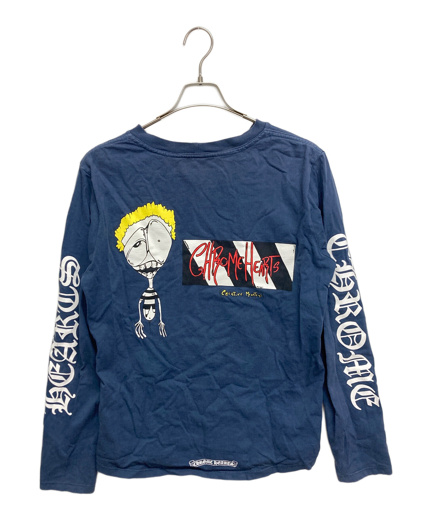 希少　クロムハーツ　Tシャツ M 古着　ネイビー 中古・古着通販】CHROME HEARTS (クロムハーツ) MATTY BOY (マッティー