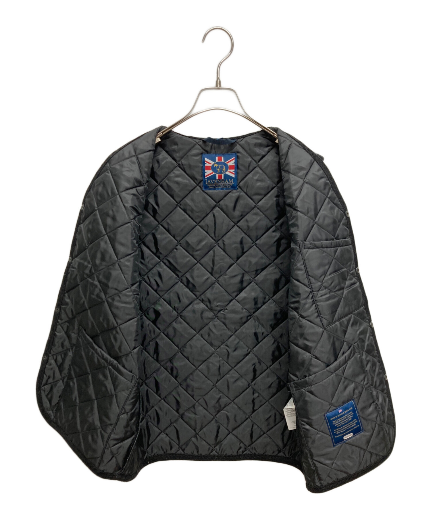 中古・古着通販】LAVENHAM (ラベンハム) キルティングベスト グレー