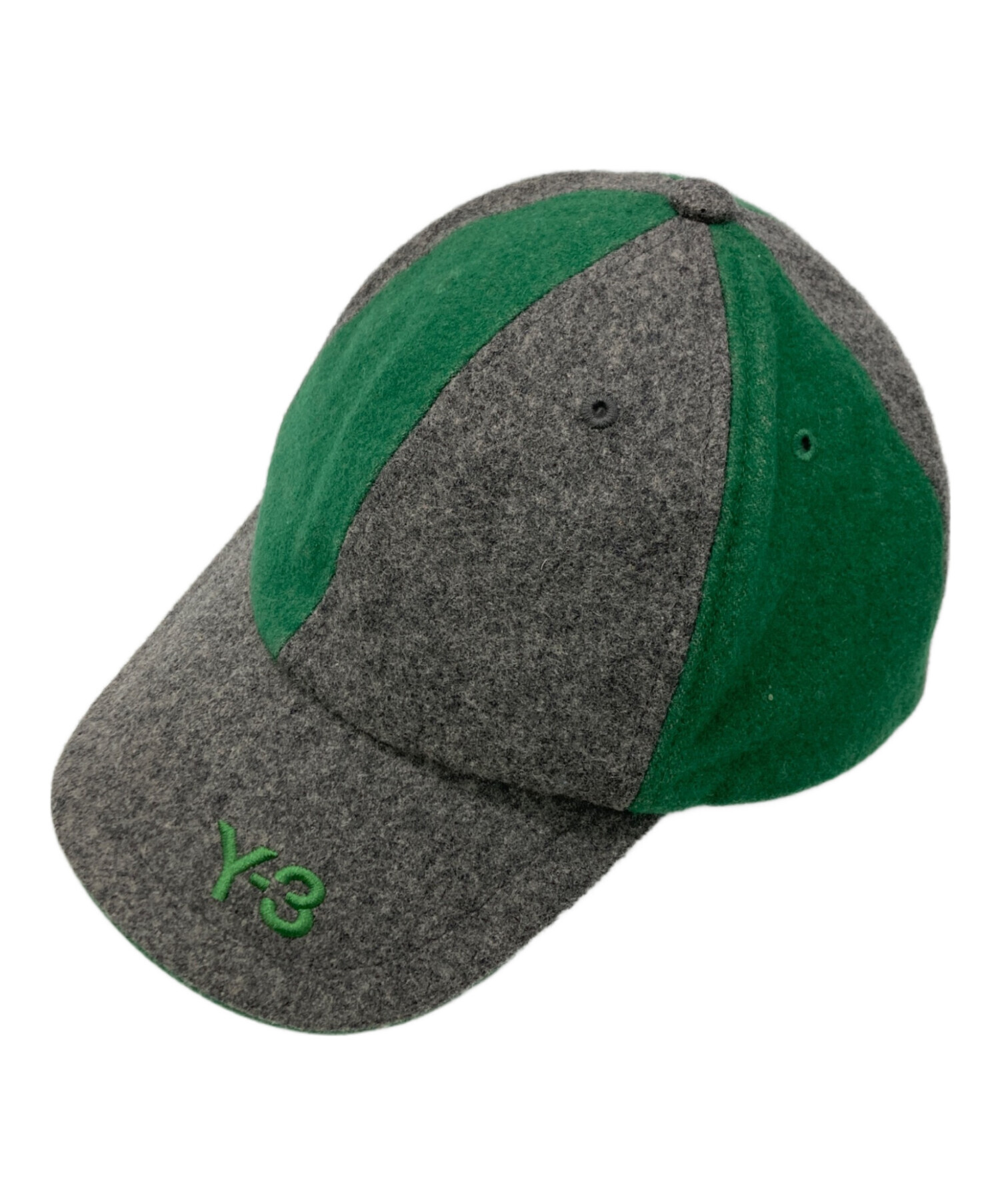 中古・古着通販】Y-3 (ワイスリー) ウールキャップ グレー｜ブランド