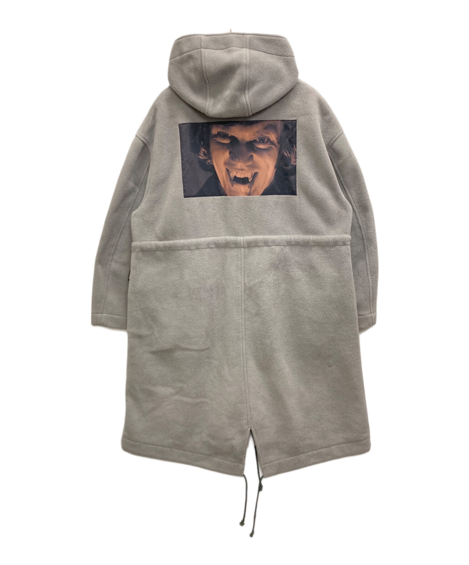 【値下げ】undercoverグレー モッズコート ファー付き 中古・古着通販】UNDERCOVER (アンダーカバー) ポーラフリースパッチ