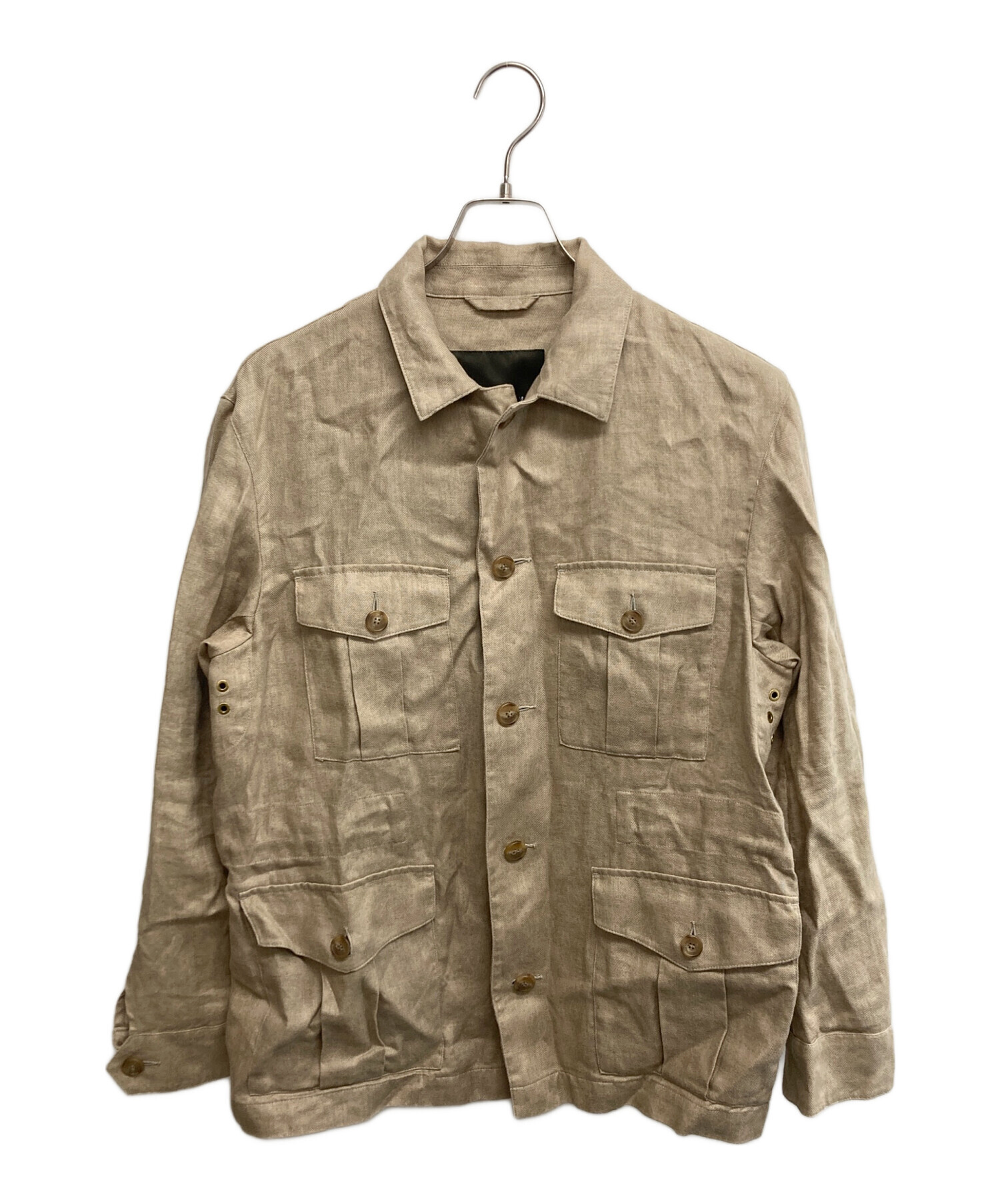 MACKINTOSH マッキントッシュ ブルゾン（その他） M ベージュ 【古着】【中古】 中古・古着通販】MACKINTOSH (マッキントッシュ) M-43リネンサファリ
