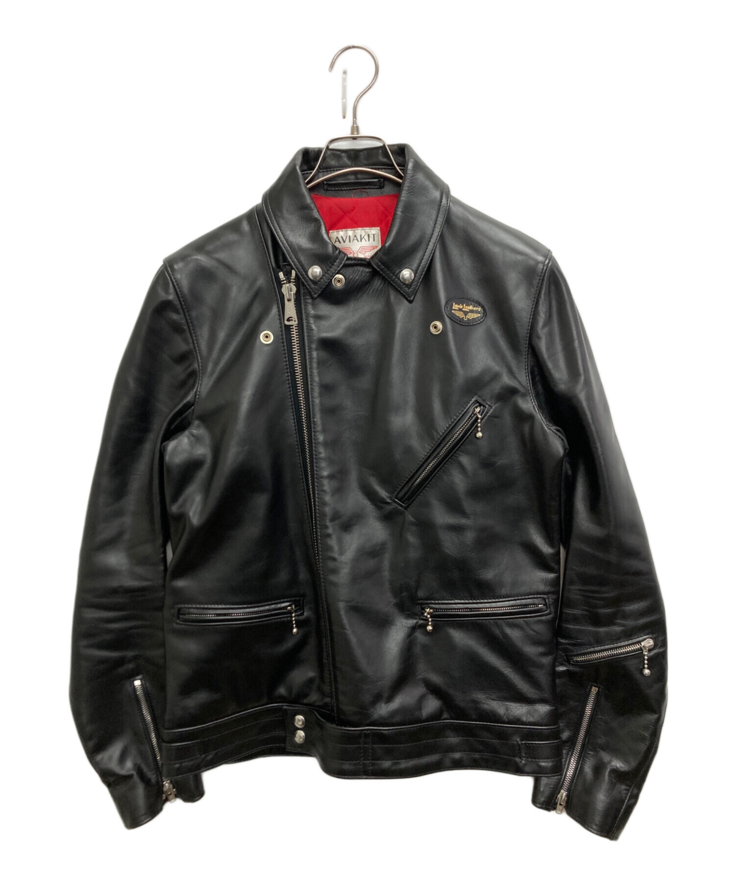 専用Lewis Leathers ブラックレザーライダースジャケット　サイクロン 中古・古着通販】Lewis Leathers (ルイスレザース) CYCLONE レザー