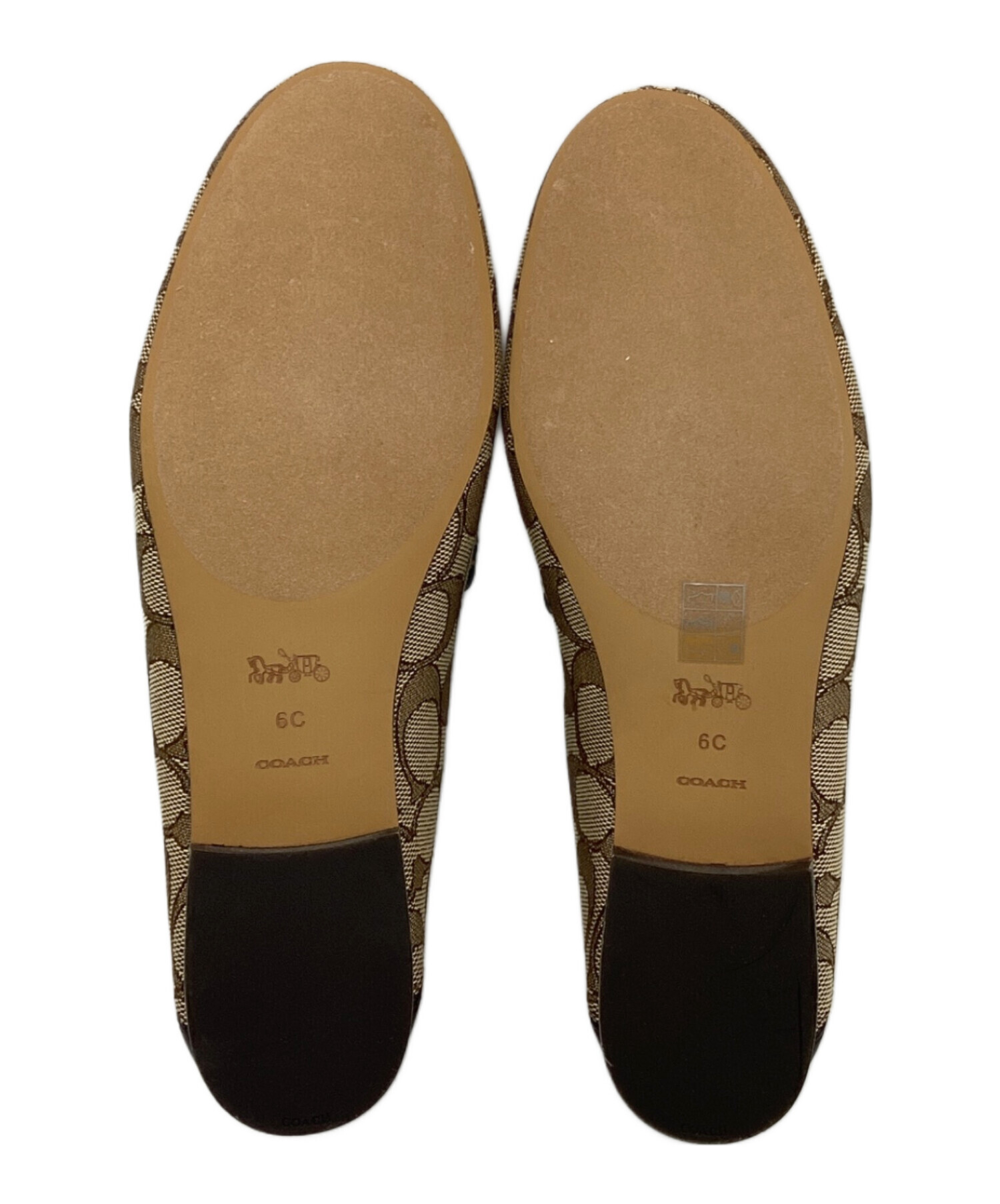 中古・古着通販】COACH (コーチ) HALEY シグネチャー ローファー