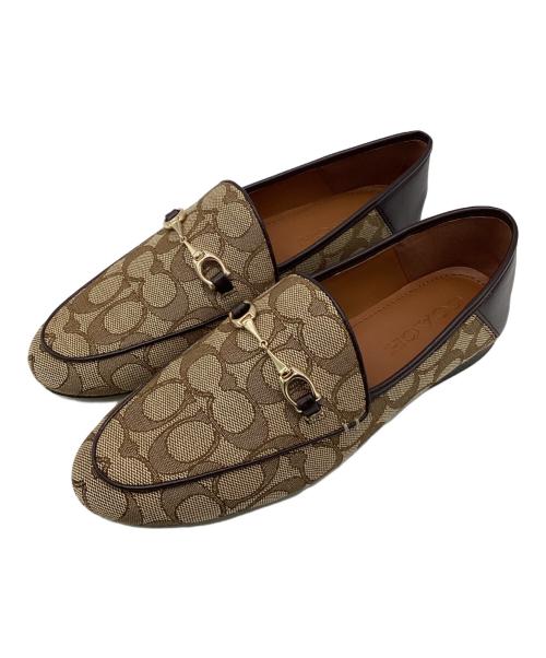 中古・古着通販】COACH (コーチ) HALEY シグネチャー ローファー