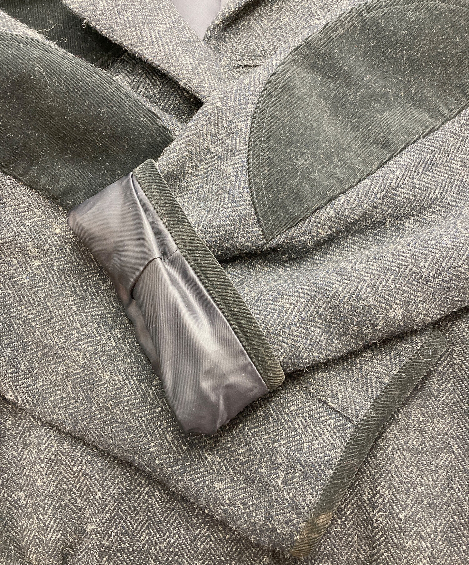 中古・古着通販】PAPAS (パパス) コーデュロイウールジャケット グレー