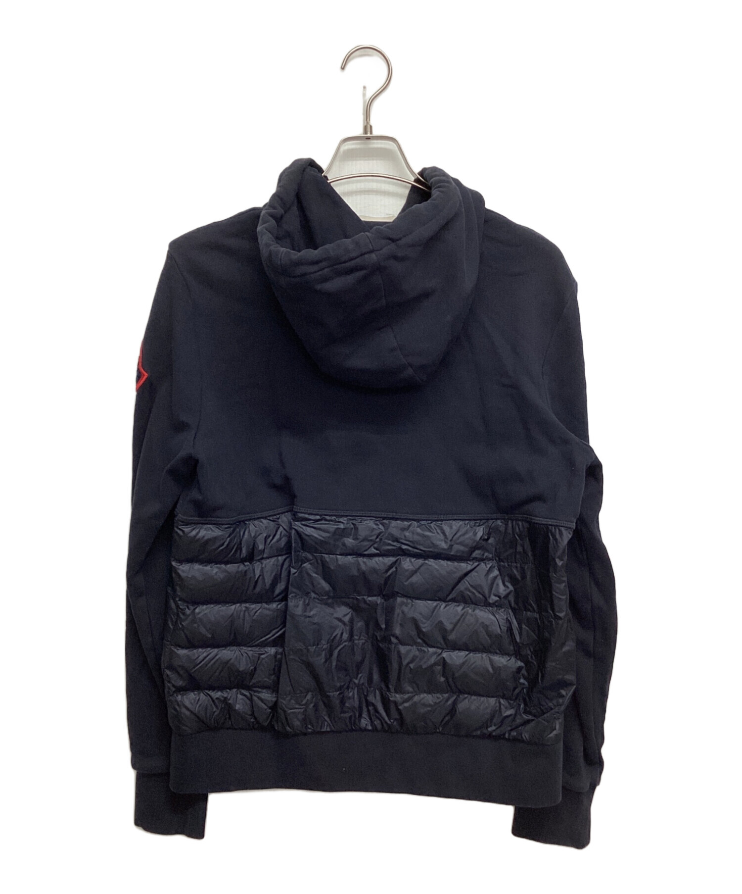 MONCLER ダウンパーカー　MAGLIA CARDIGAN ネイビー　S 中古・古着通販】MONCLER (モンクレール) MAGLIA CARDIGAN/スウェット