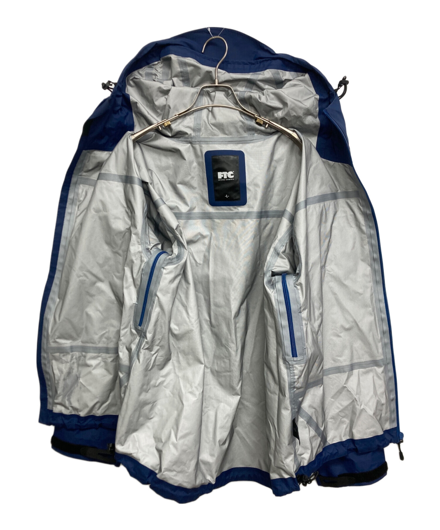 中古・古着通販】FTC (エフティーシー) 3-LAYER SHELL JACKET ネイビー