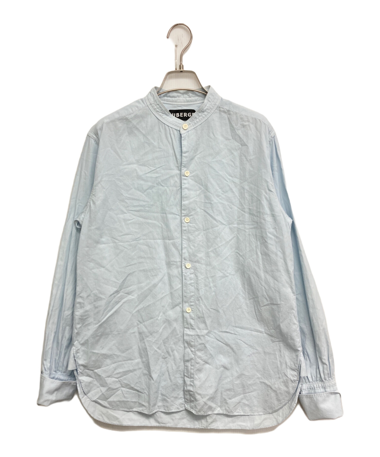 中古・古着通販】AUBERGE (オーベルジュ) スタンドカラーシャツ ブルー