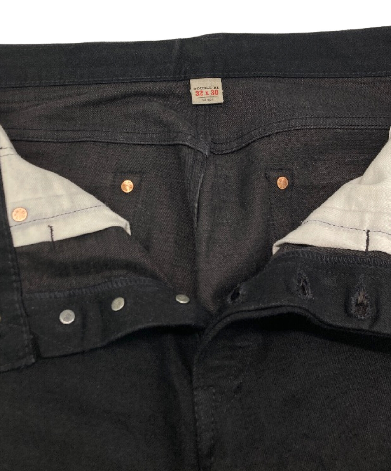 中古・古着通販】RRL (ダブルアールエル) ブラックデニム ブラック