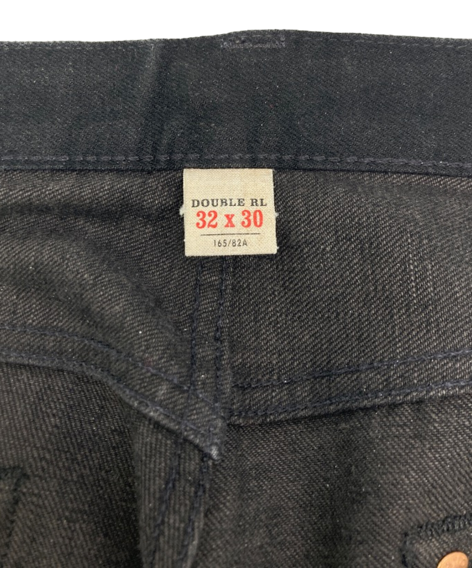 中古・古着通販】RRL (ダブルアールエル) ブラックデニム ブラック