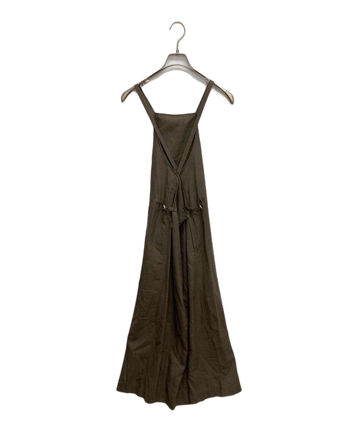 オーラリー ロンハーマン　ノースリーブ ロングワンピース 0 ブラウン オーラリー ロンハーマン ノースリーブ ロングワンピース 0 ブラウン