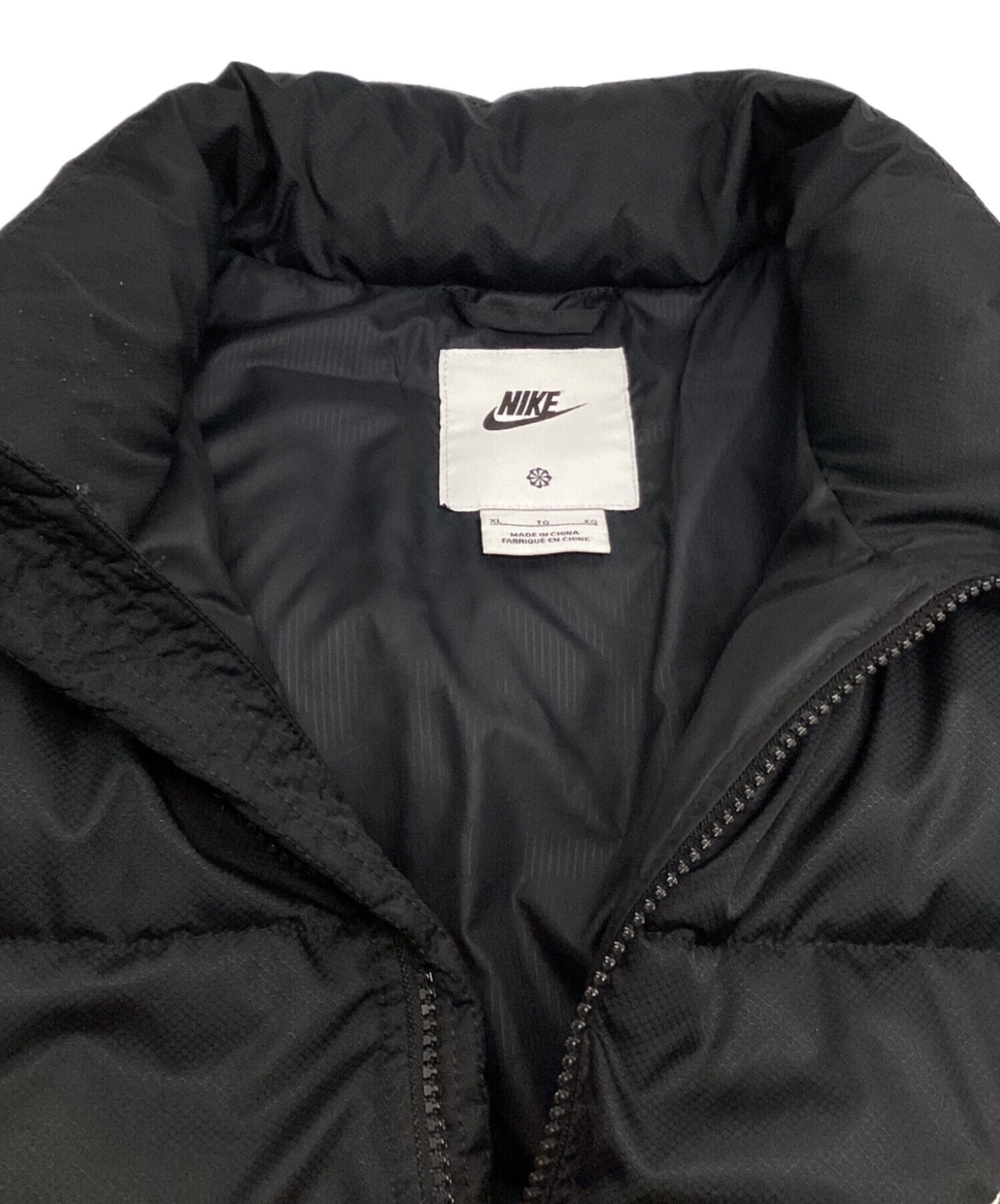 中古・古着通販】NIKE (ナイキ) クラブ パファー ジャケット ブラック 
