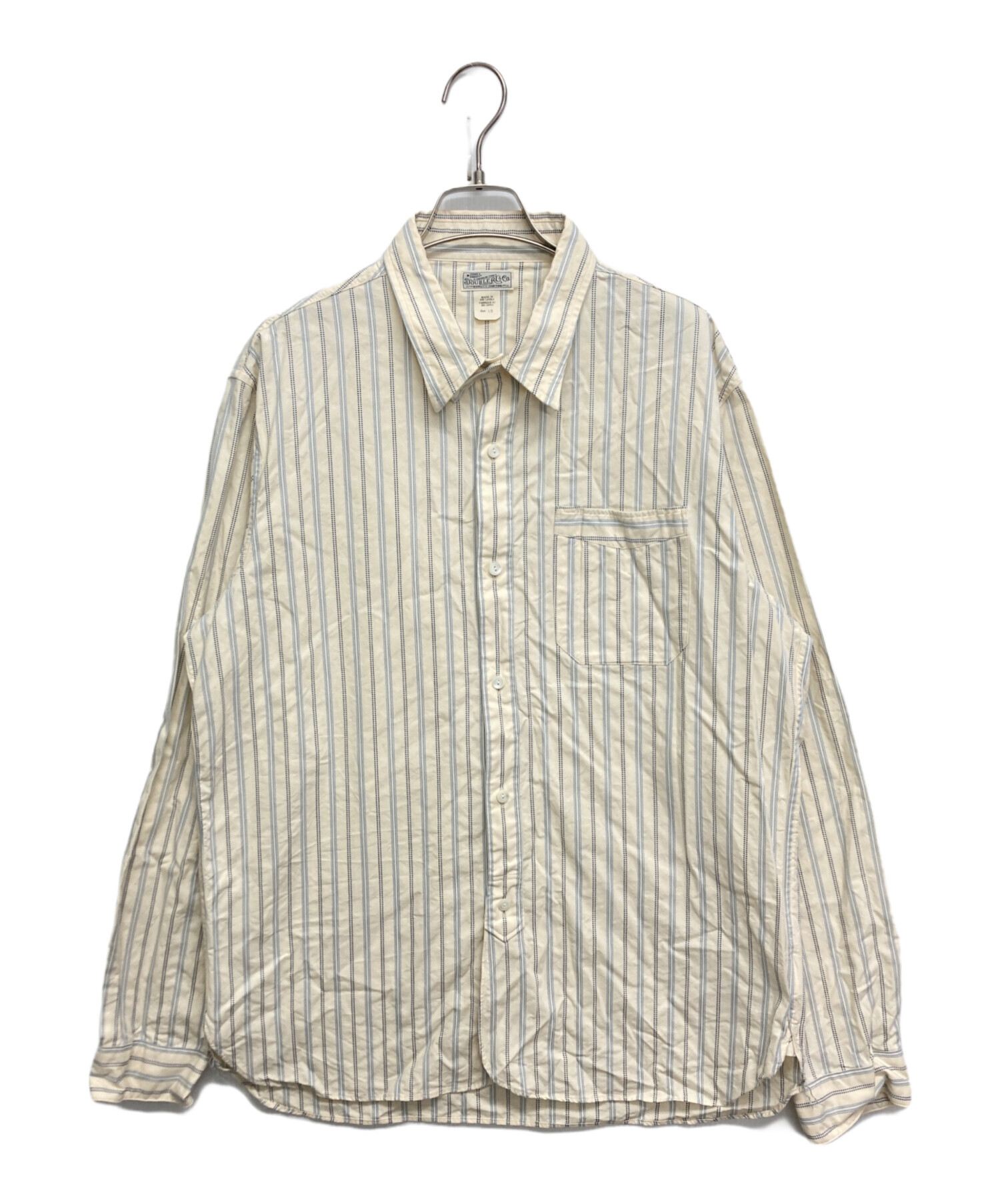 RRL ストライプ チンストシャツ L RRL ストライプ チンストシャツ L ラルフローレン ネイティブ