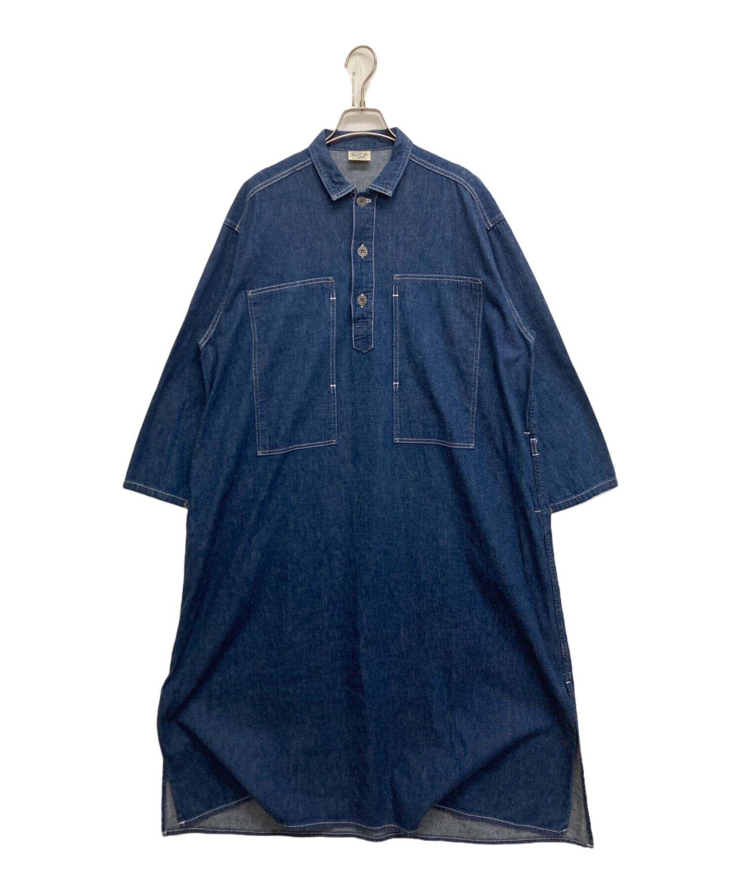 中古・古着通販】orSlow (オアスロウ) デニムシャツワンピース