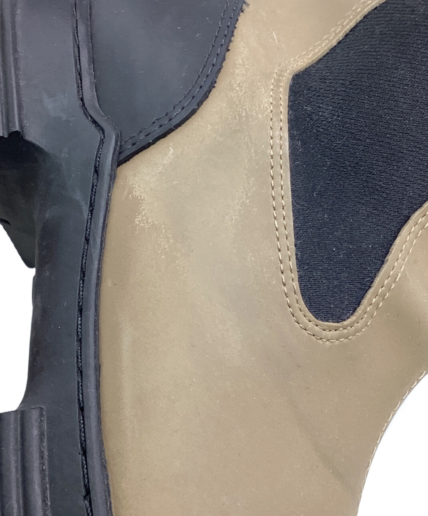 中古・古着通販】GANNI (ガニー) サイドゴアブーツ ベージュ サイズ