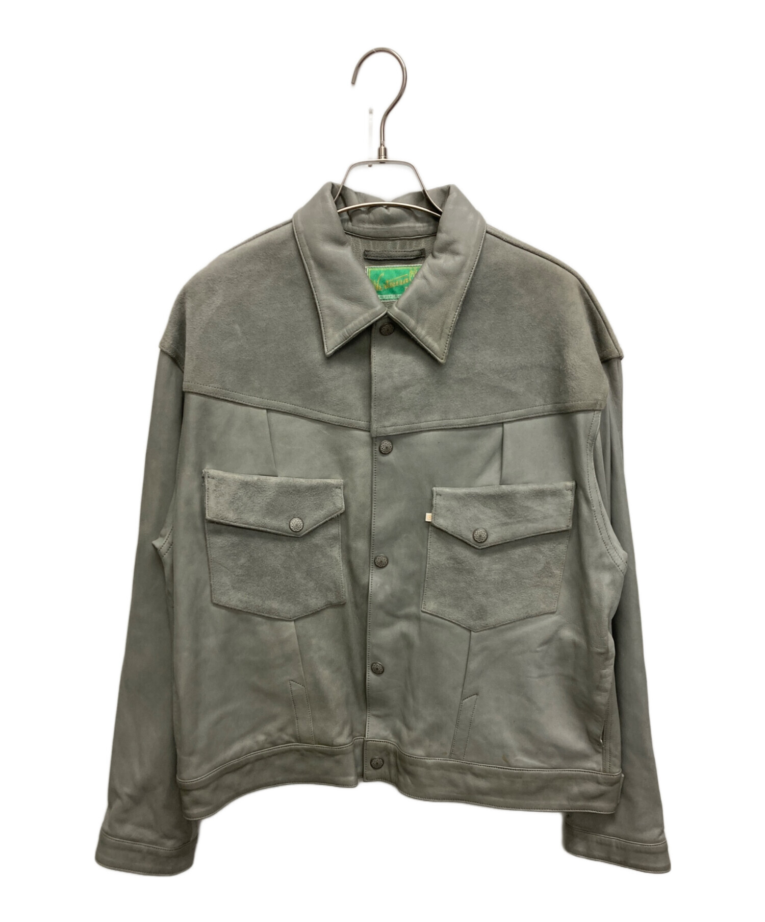 ウエストオーバーオールズ　3rdタイプ　スエードレザー トラッカージャケット ウエストオーバーオールズ 3rdタイプ スエードレザー トラッカー